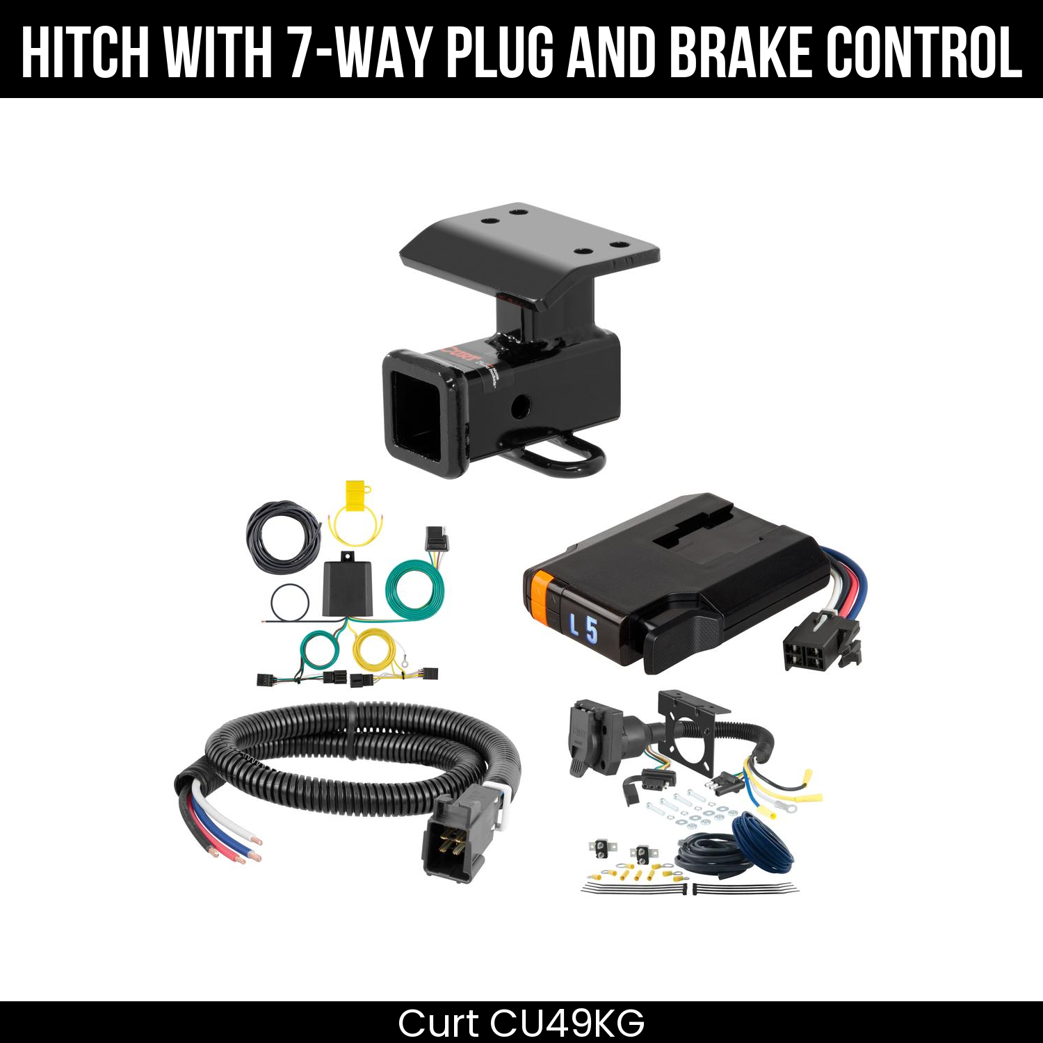 Trailer Hitch , 7-Way , Discovery Next Brake Control