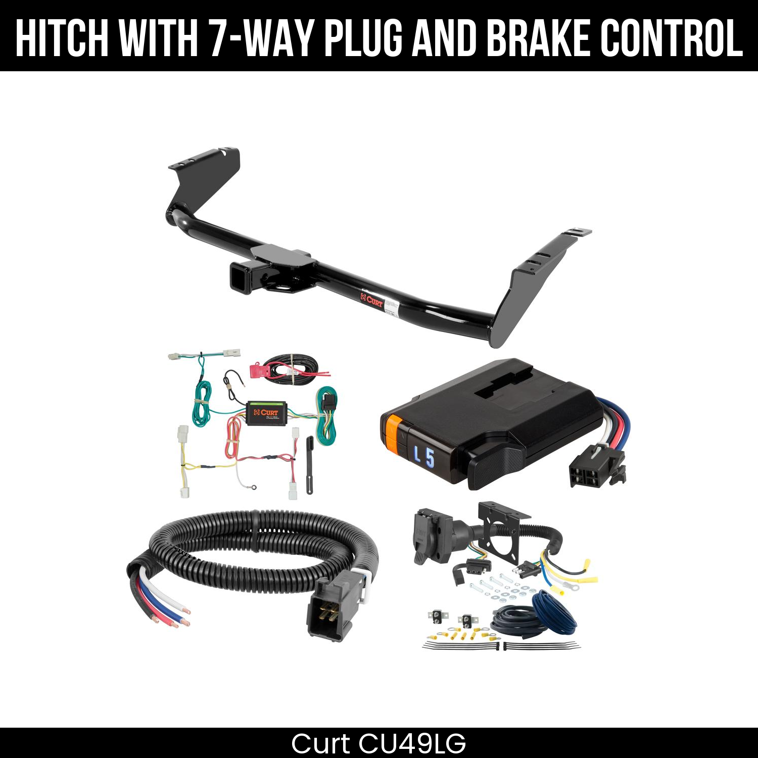 Trailer Hitch , 7-Way , Discovery Next Brake Control