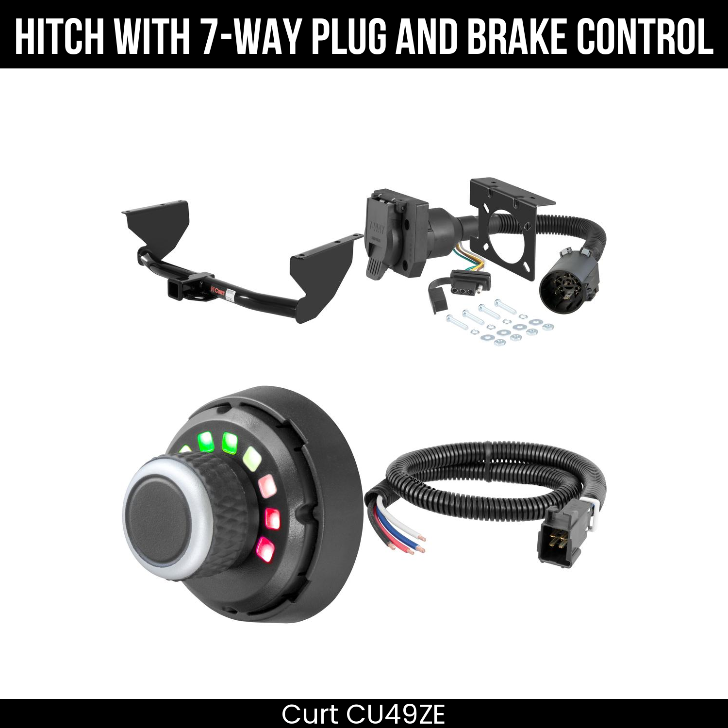 Trailer Hitch , 7-Way , Spectrum Brake Control