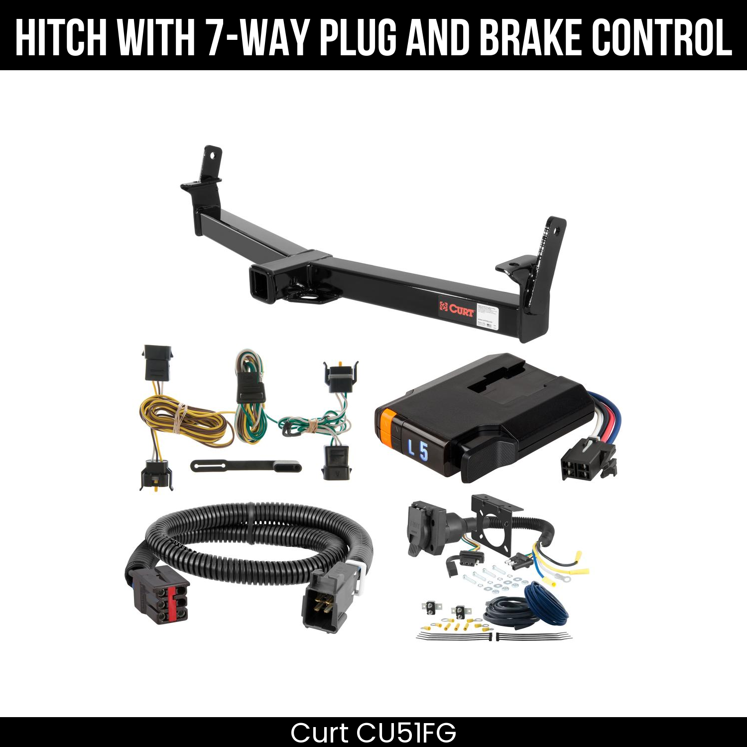 Trailer Hitch , 7-Way , Discovery Next Brake Control