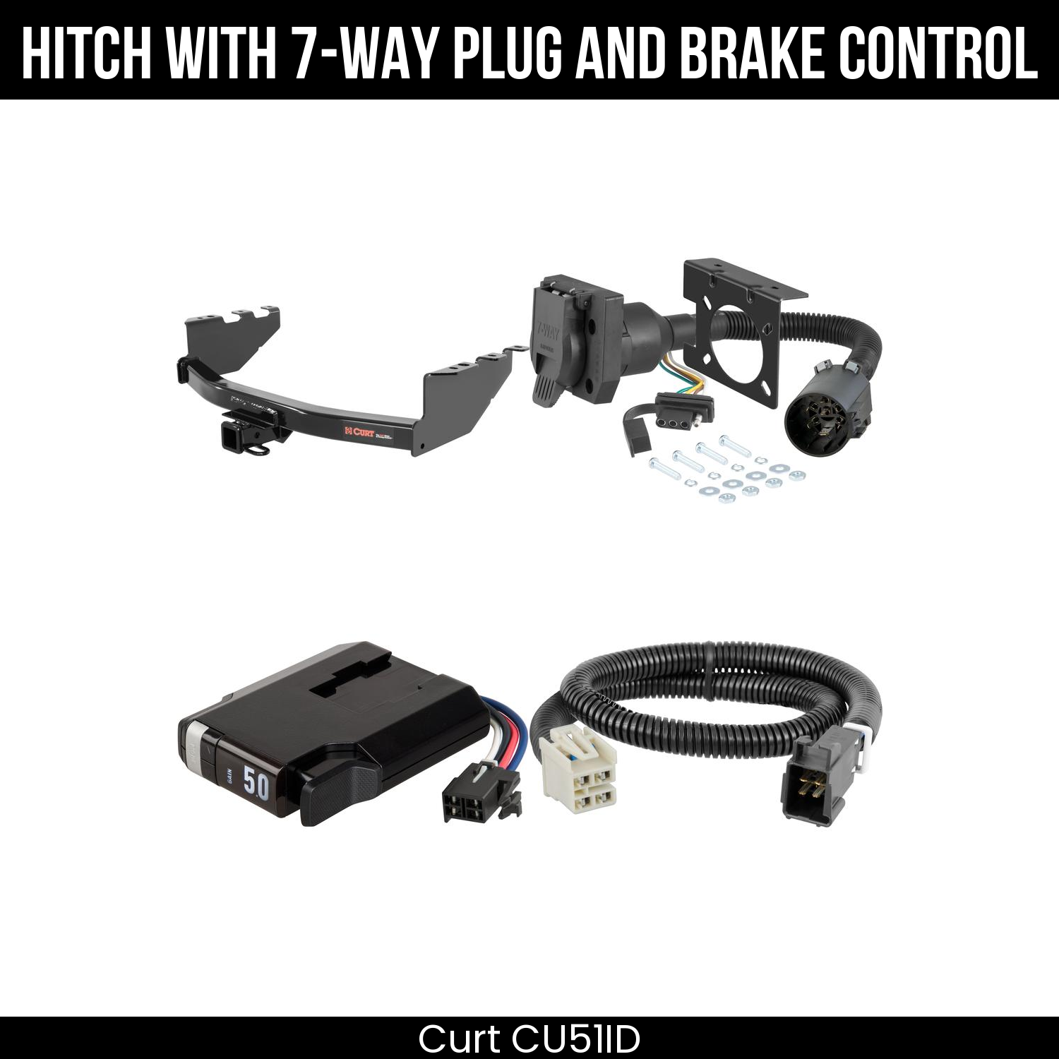 Trailer Hitch , 7-Way , TriFlex NEXT Brake Control
