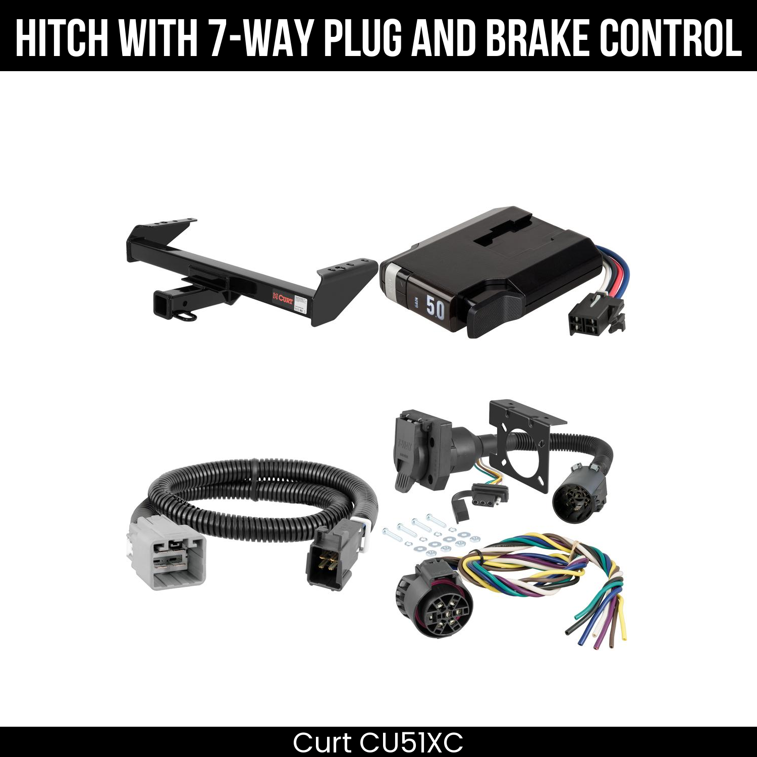 Trailer Hitch , 7-Way , TriFlex NEXT Brake Control
