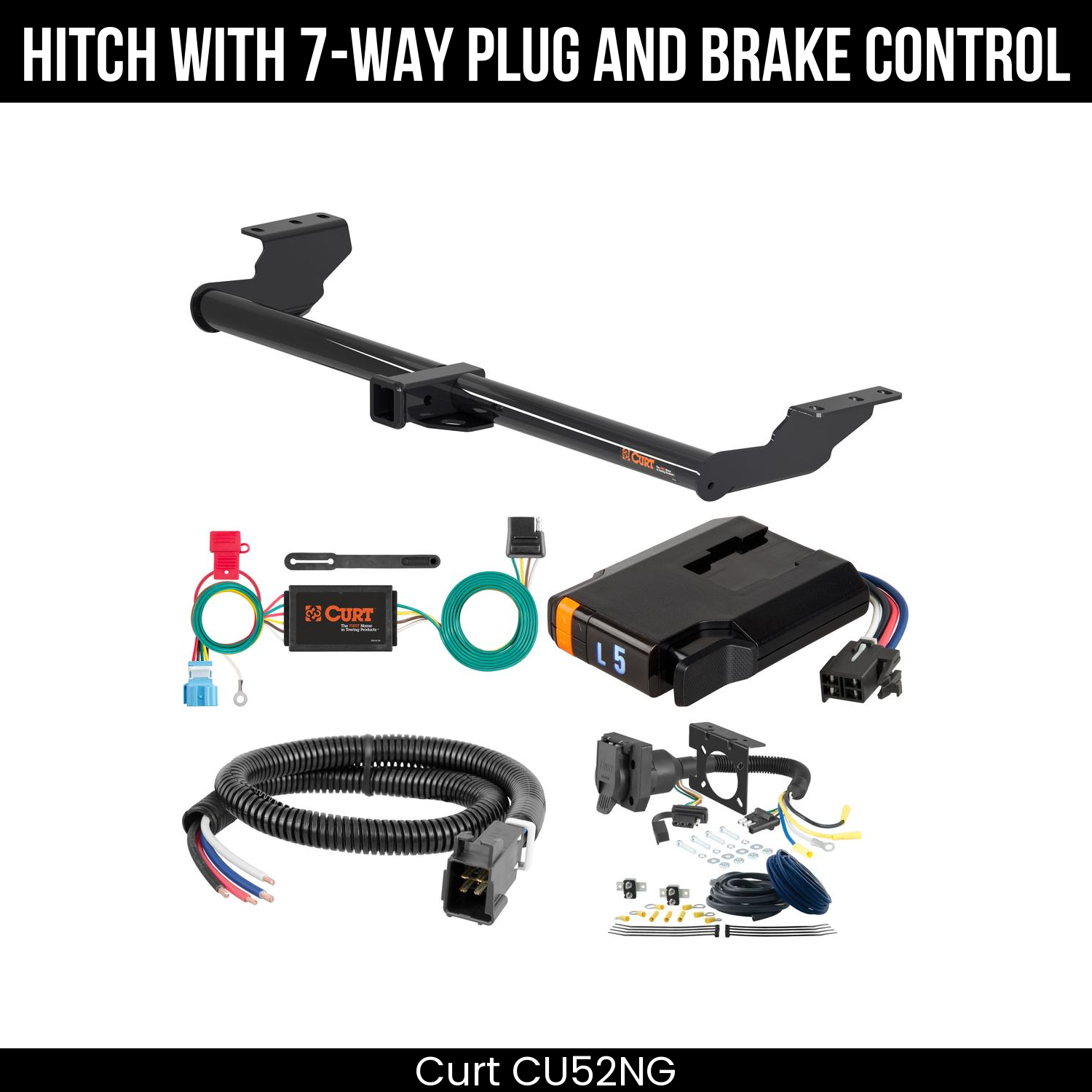 Trailer Hitch , 7-Way , Discovery Next Brake Control