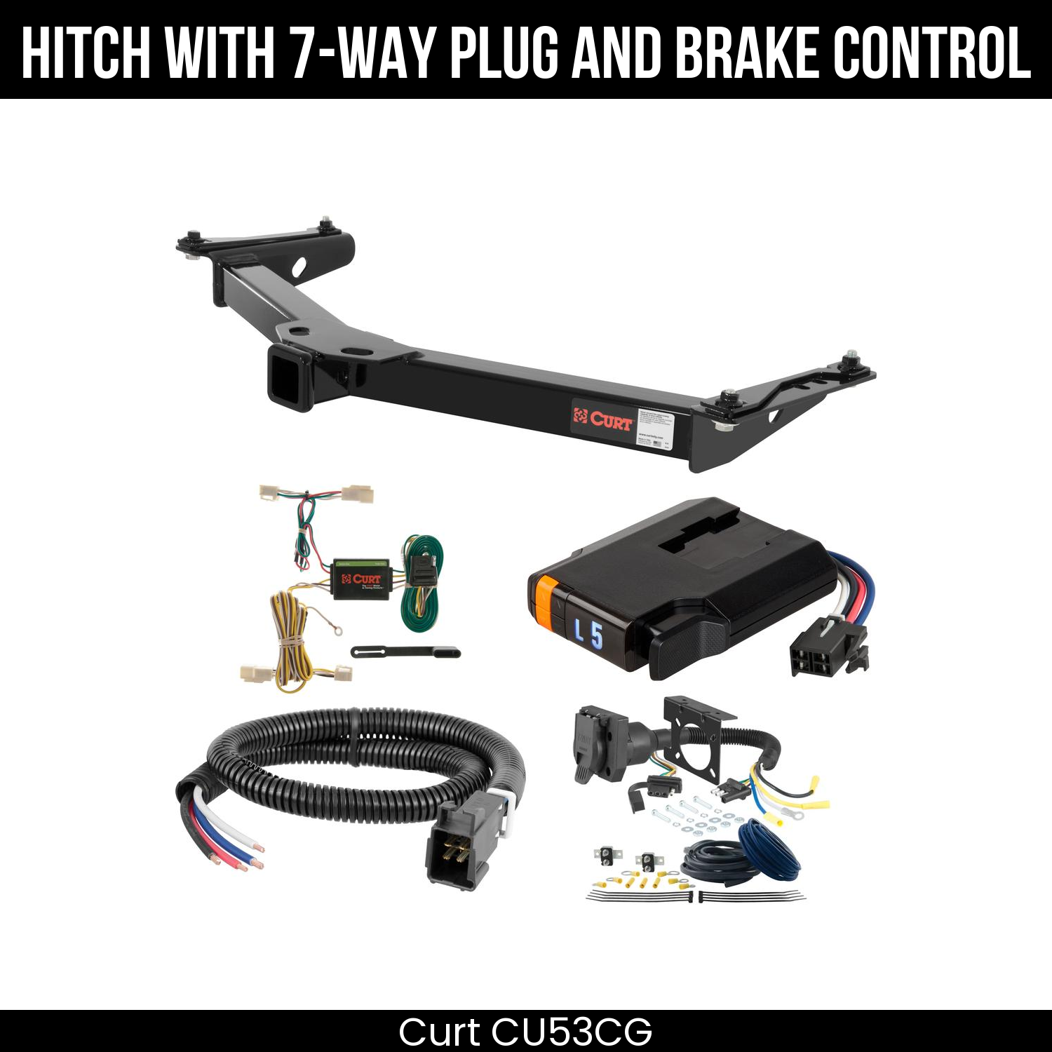 Trailer Hitch , 7-Way , Discovery Next Brake Control