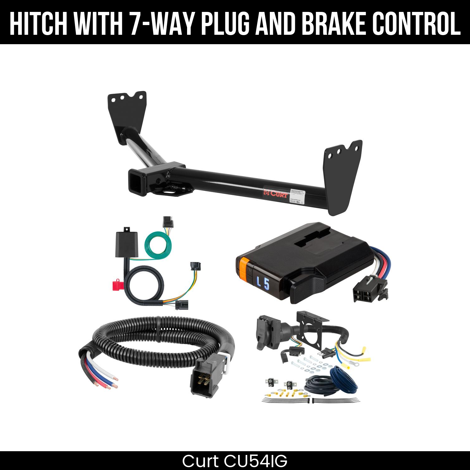 Trailer Hitch , 7-Way , Discovery Next Brake Control