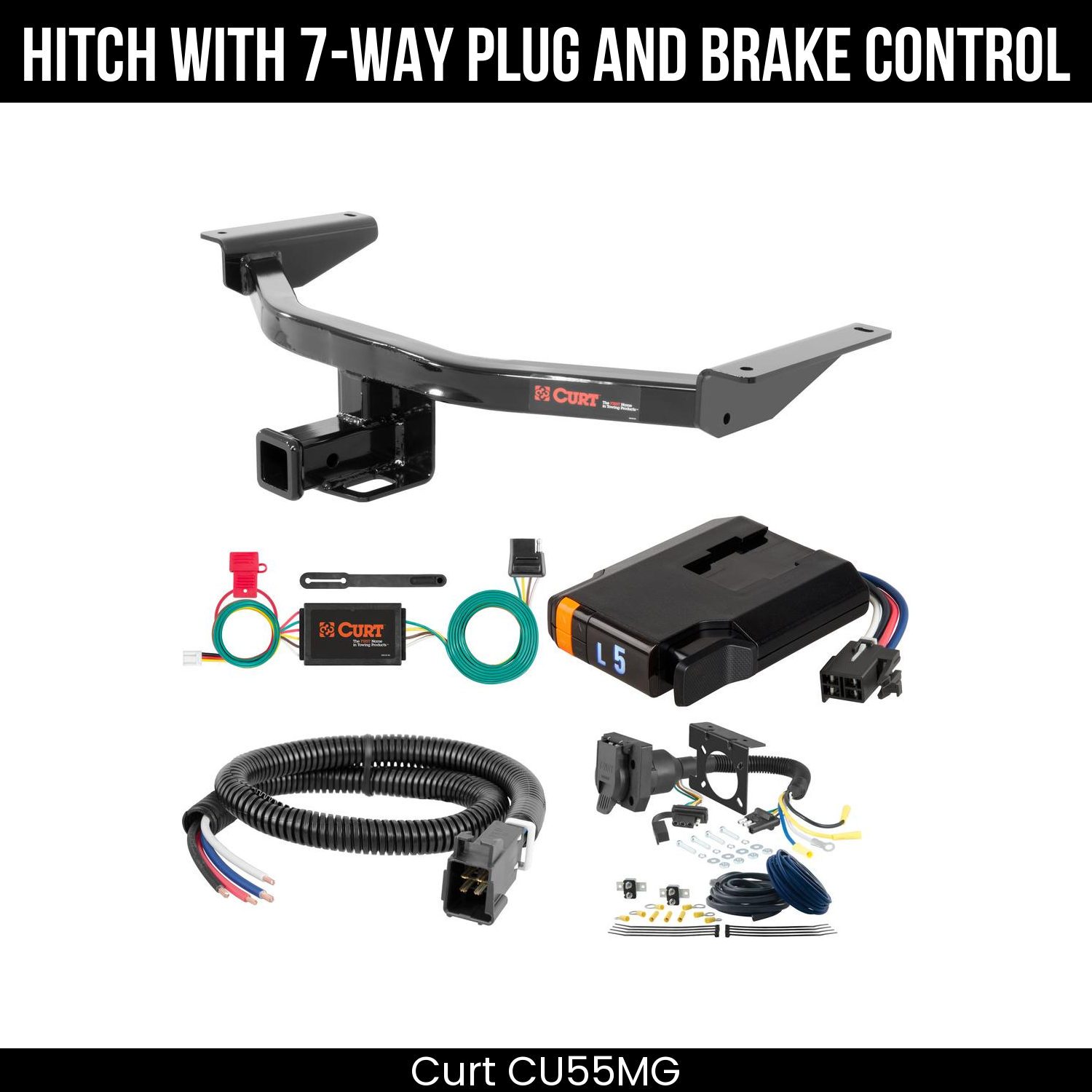 Trailer Hitch , 7-Way , Discovery Next Brake Control