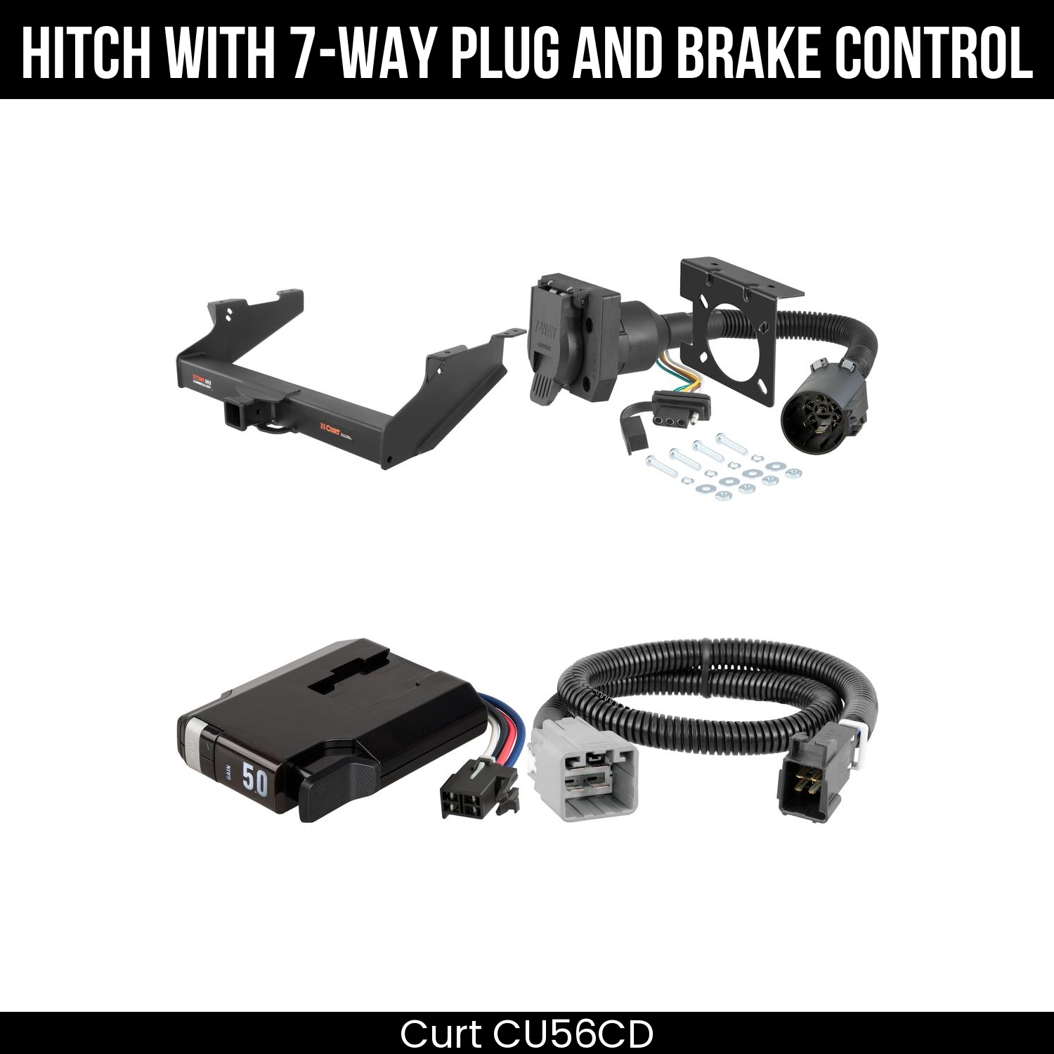 Trailer Hitch , 7-Way , TriFlex NEXT Brake Control