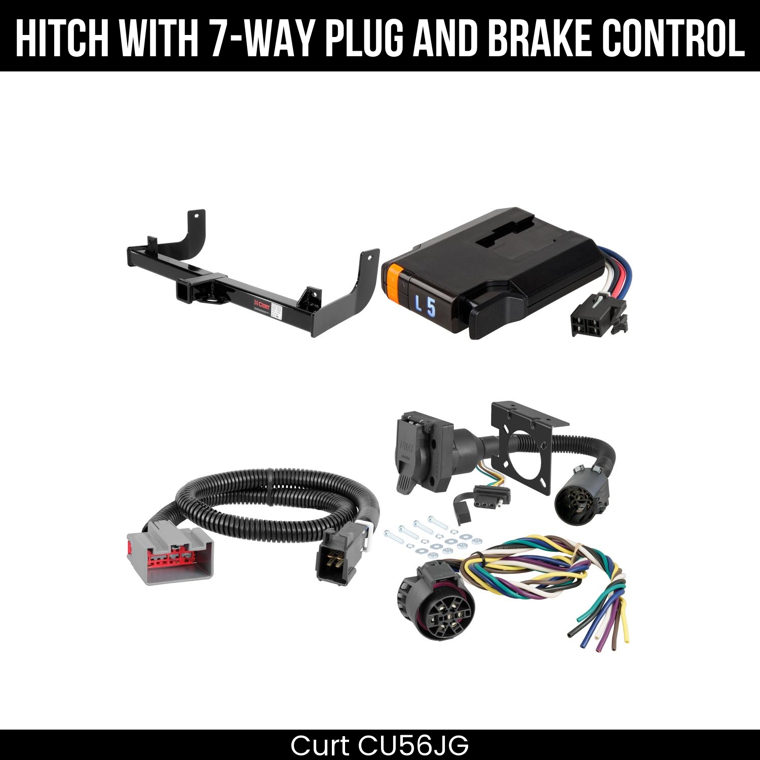 Trailer Hitch , 7-Way , Discovery Next Brake Control