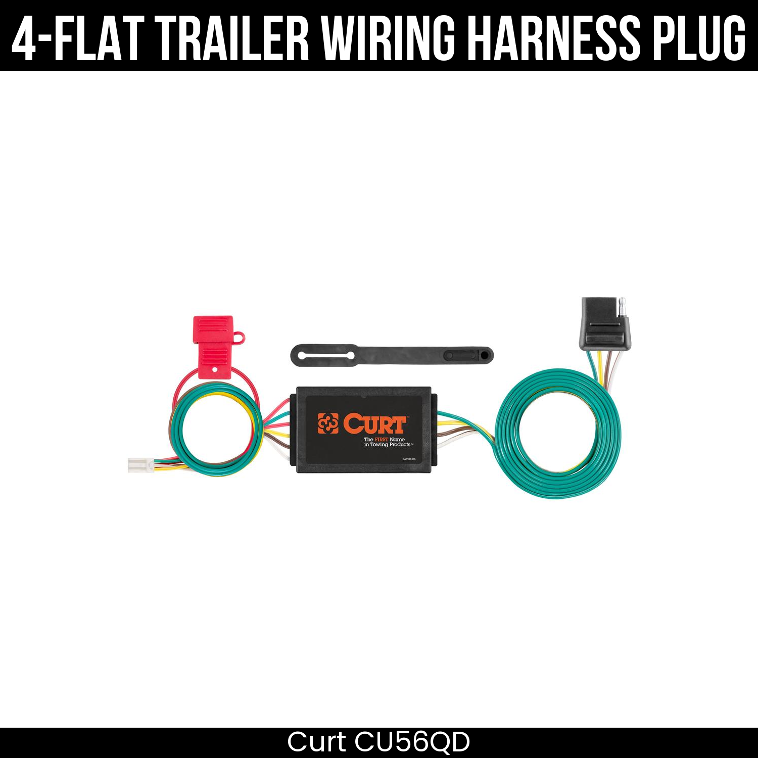 Trailer Wiring 4-Flat Plug Only