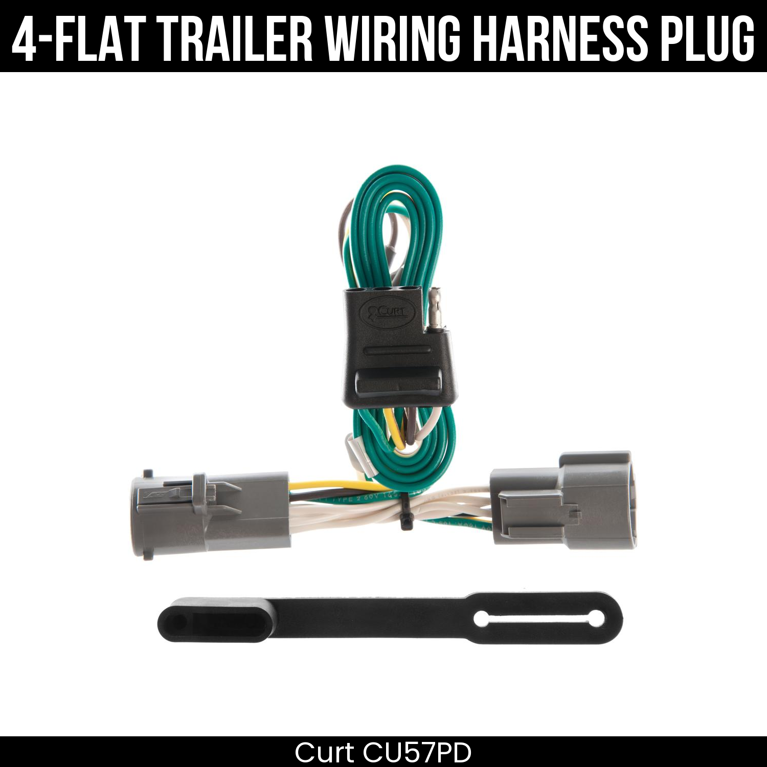 Trailer Wiring 4-Flat Plug Only