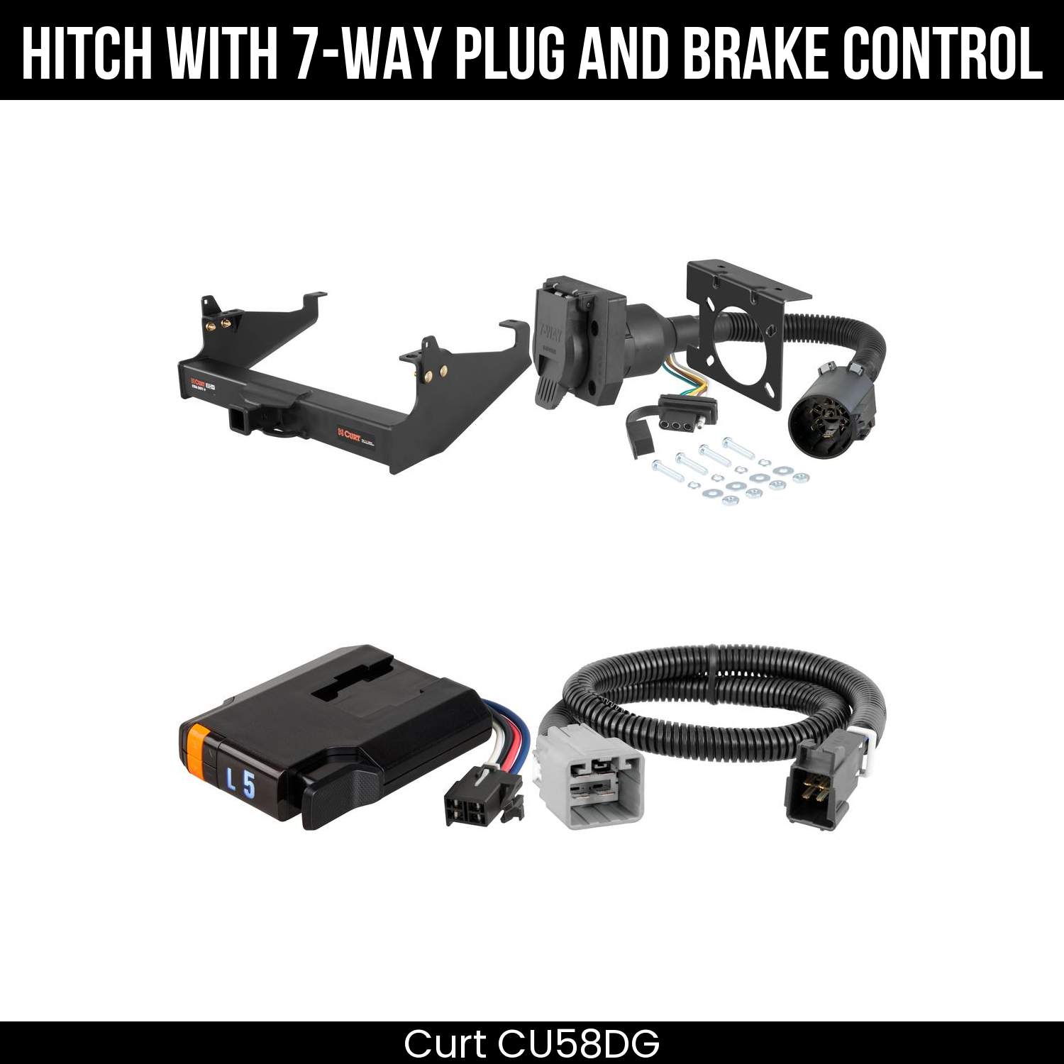 Trailer Hitch , 7-Way , Discovery Next Brake Control