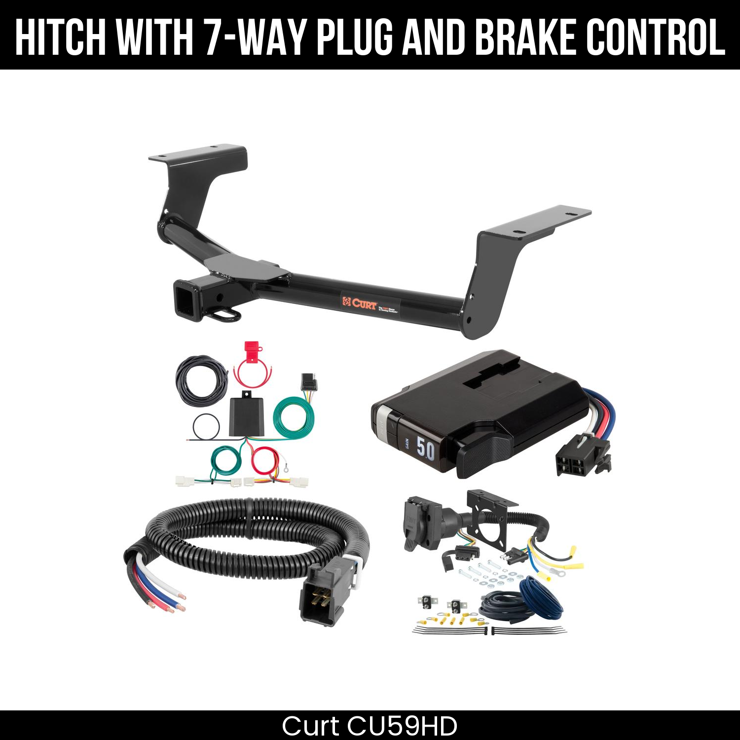 Trailer Hitch , 7-Way , TriFlex NEXT Brake Control