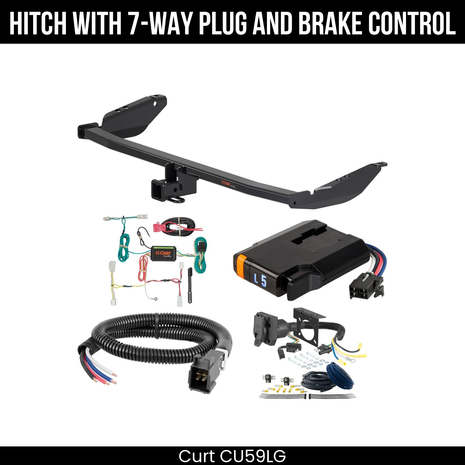 Trailer Hitch , 7-Way , Discovery Next Brake Control