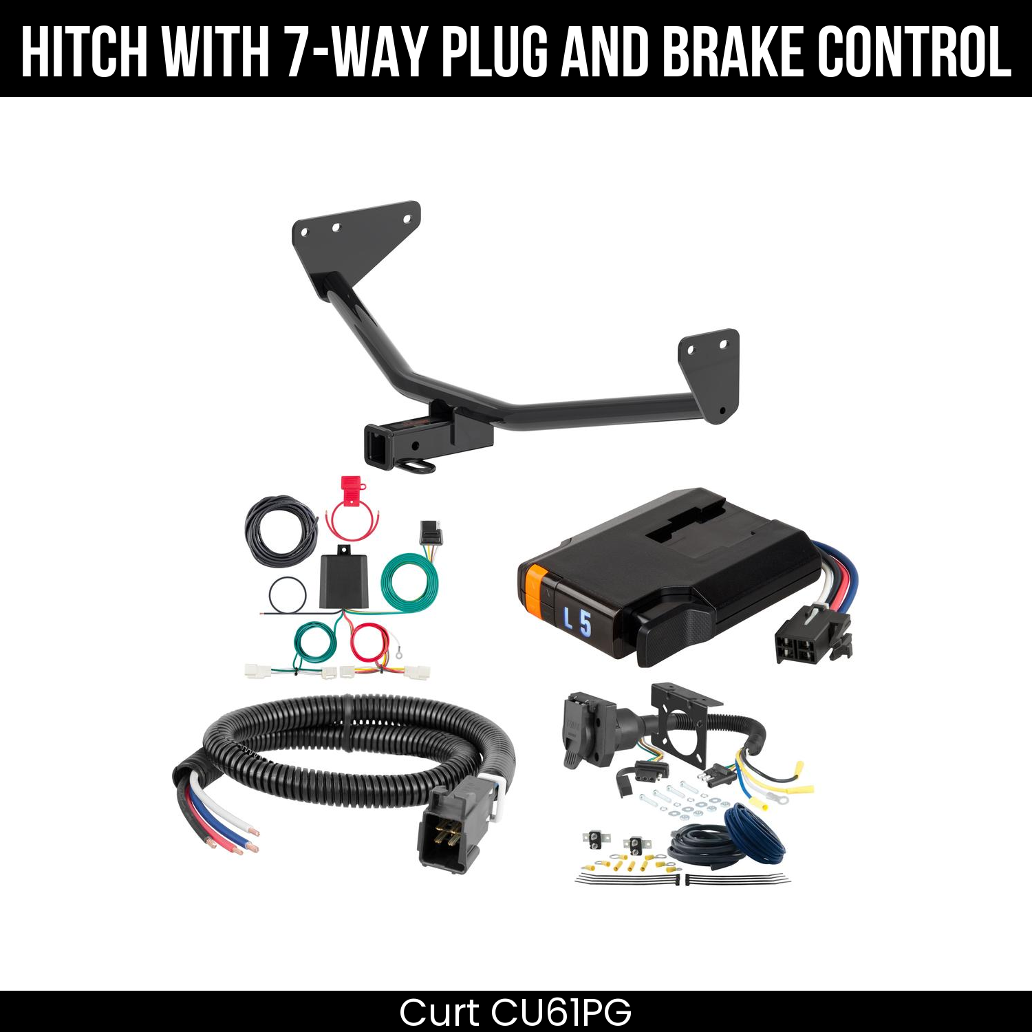 Trailer Hitch , 7-Way , Discovery Next Brake Control