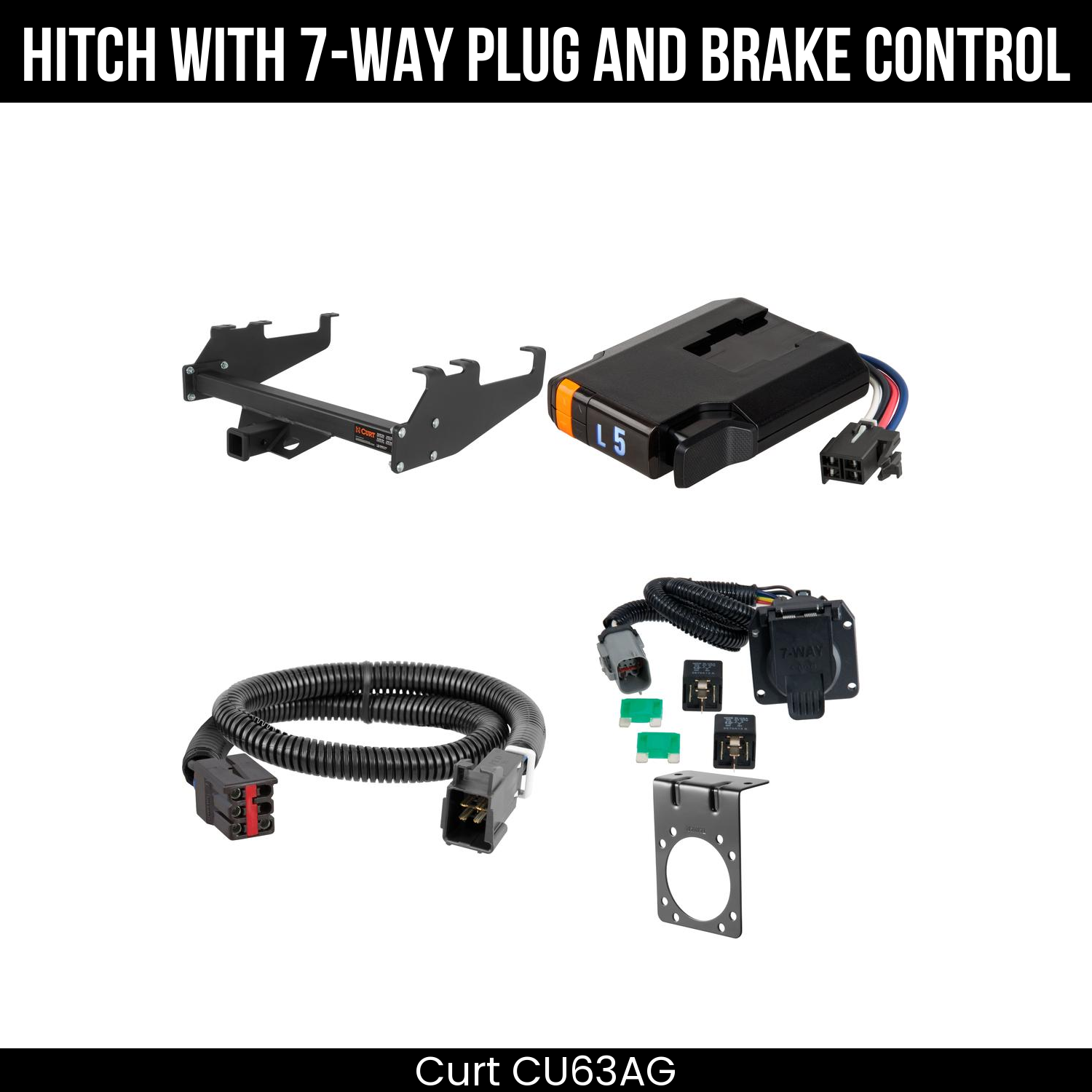Trailer Hitch , 7-Way , Discovery Next Brake Control