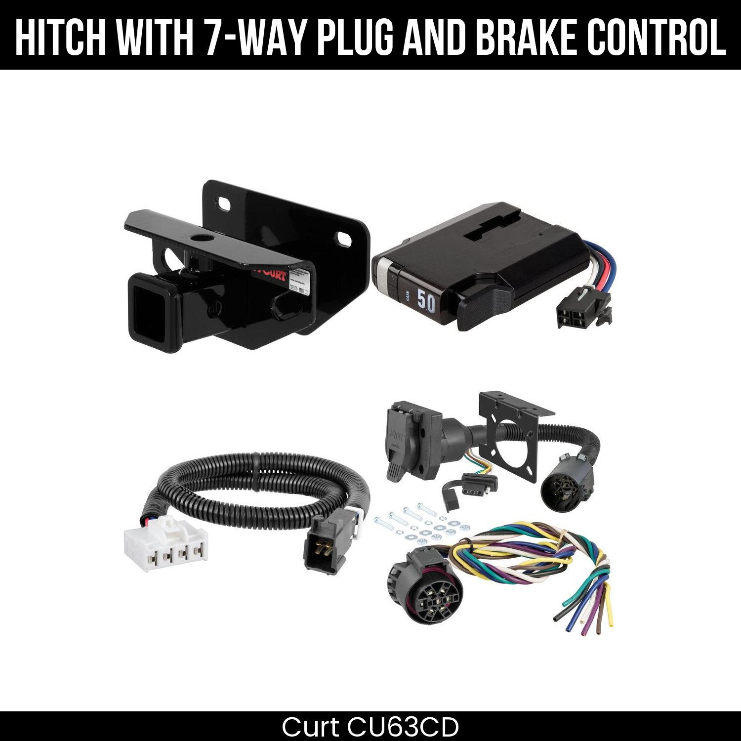 Trailer Hitch , 7-Way , TriFlex NEXT Brake Control