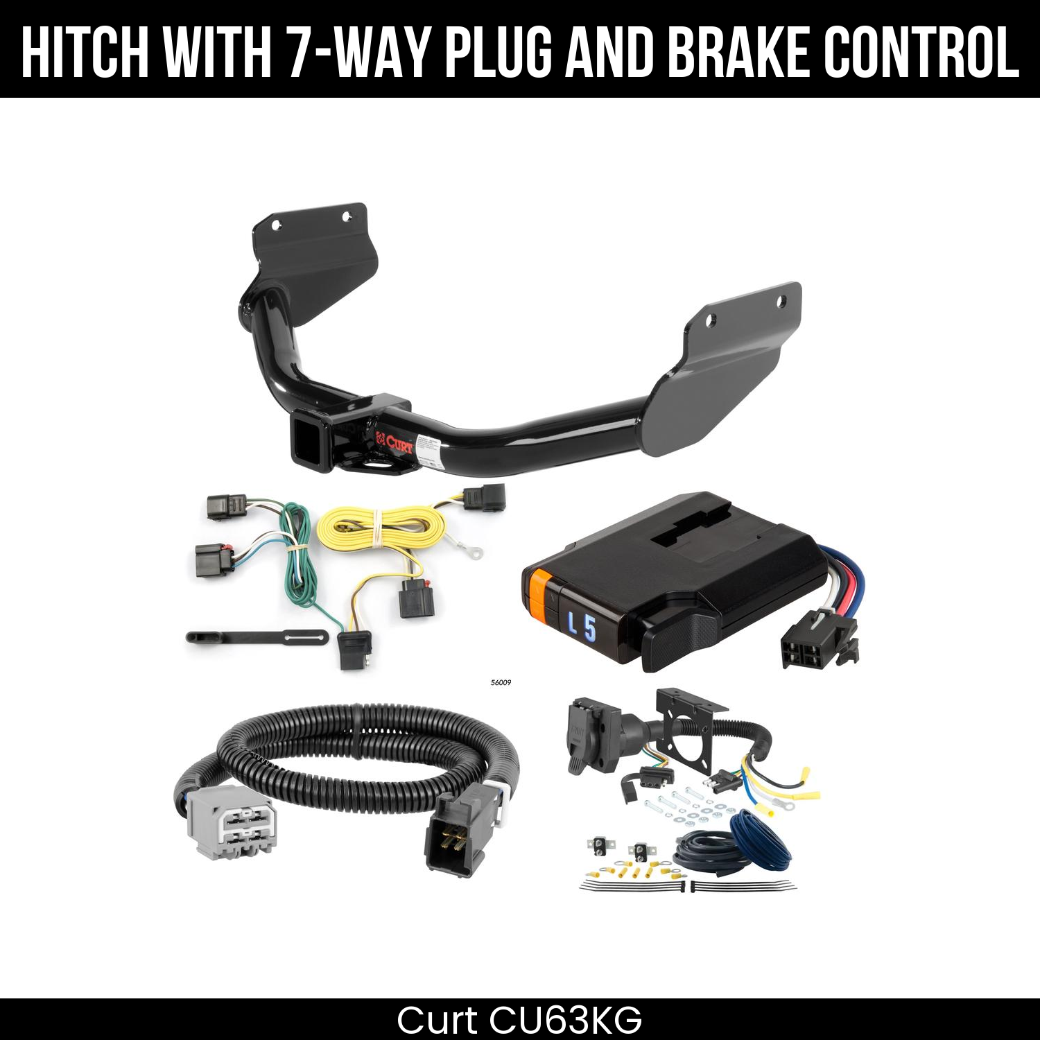 Trailer Hitch , 7-Way , Discovery Next Brake Control