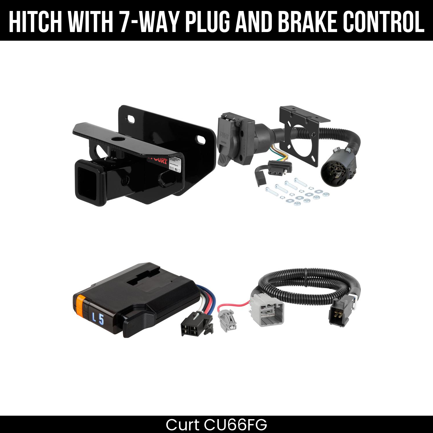 Trailer Hitch , 7-Way , Discovery Next Brake Control