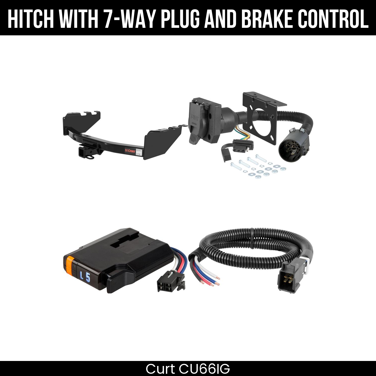 Trailer Hitch , 7-Way , Discovery Next Brake Control