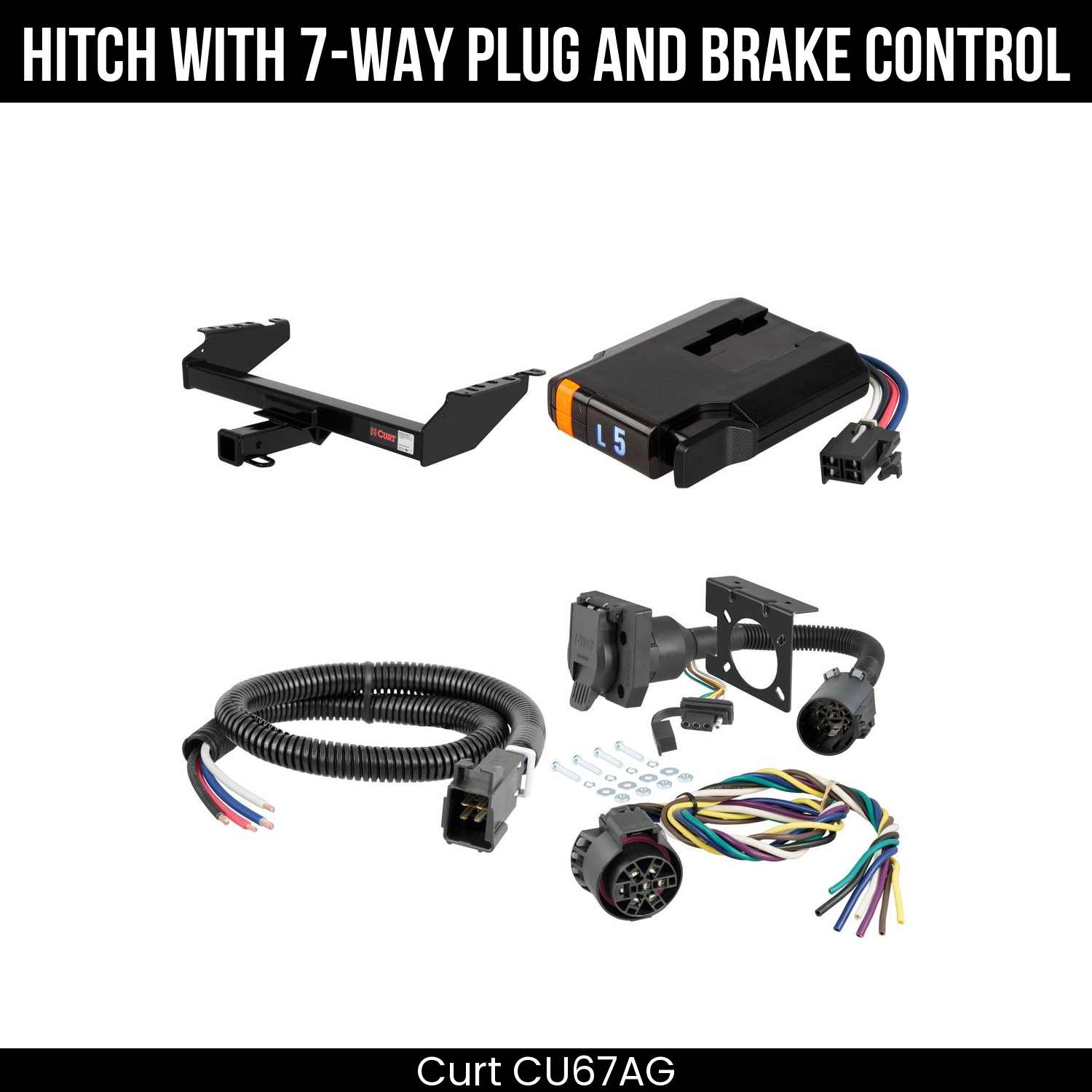 Trailer Hitch , 7-Way , Discovery Next Brake Control