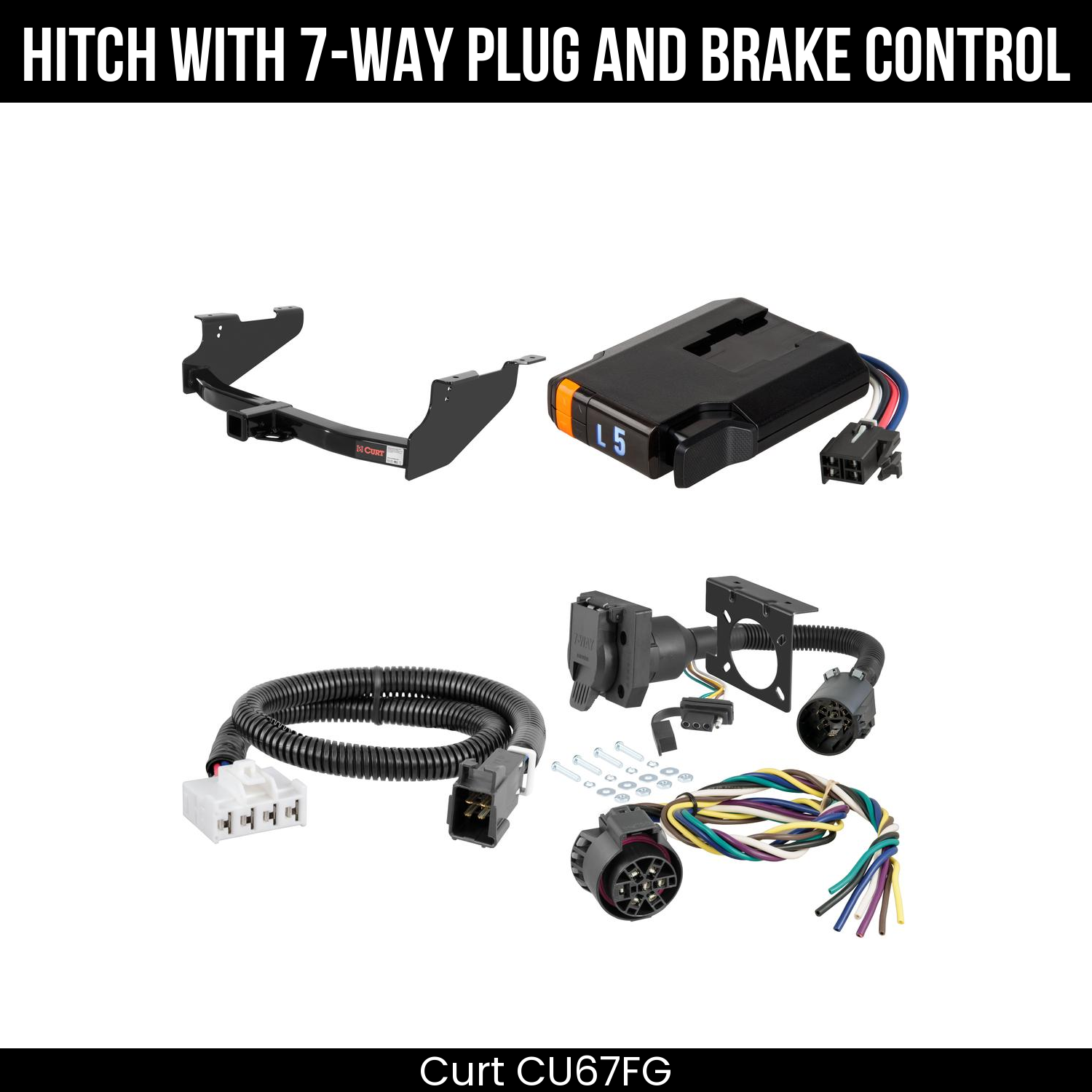 Trailer Hitch , 7-Way , Discovery Next Brake Control