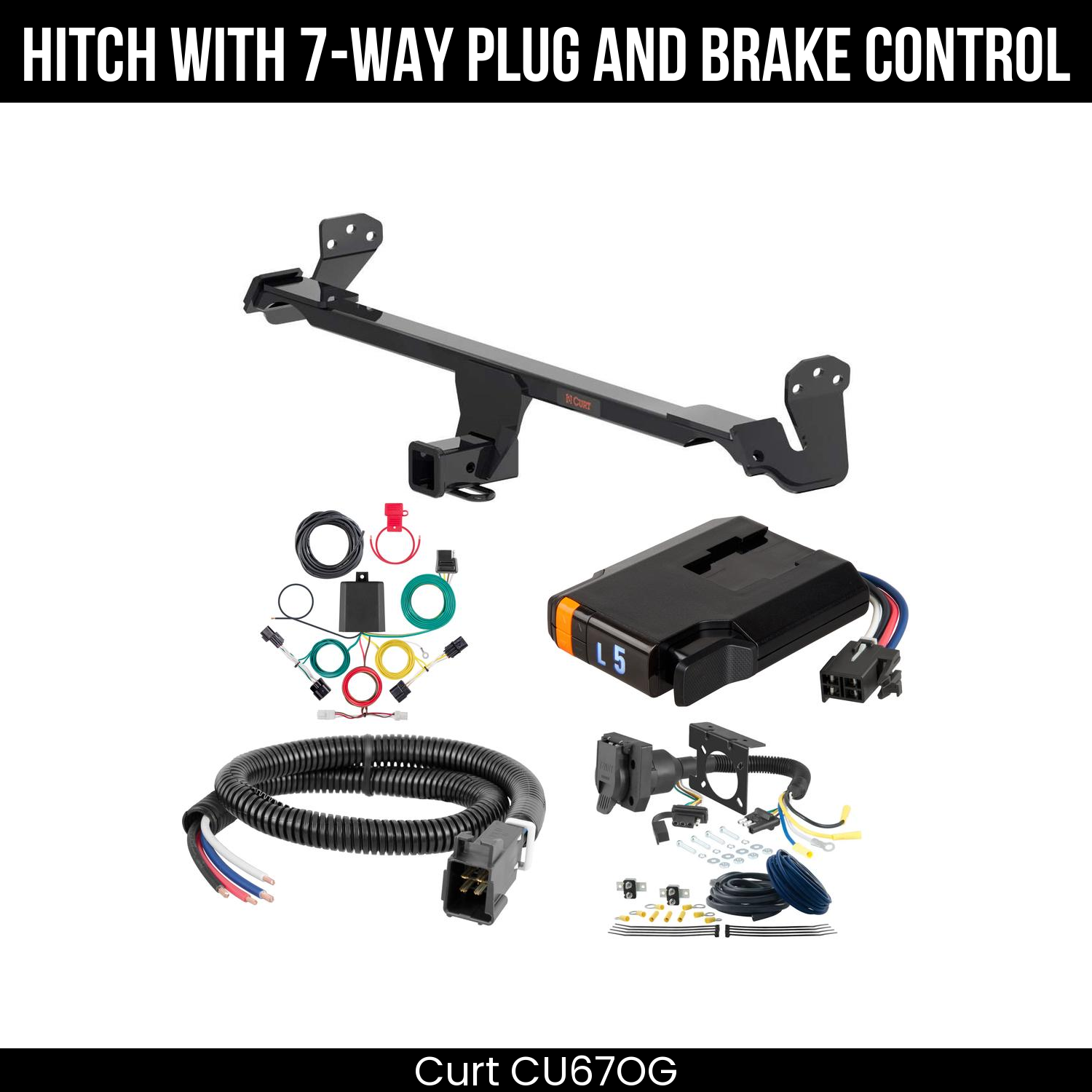 Trailer Hitch , 7-Way , Discovery Next Brake Control