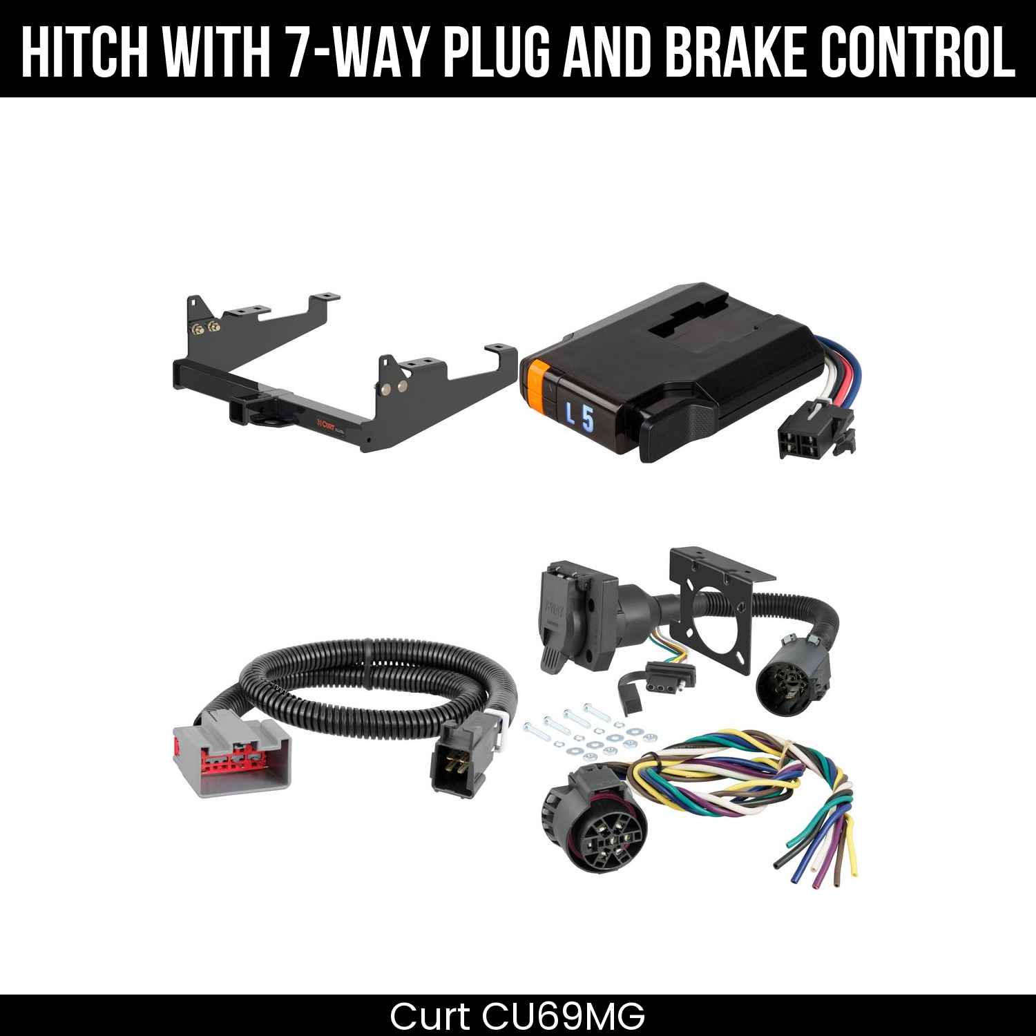 Trailer Hitch , 7-Way , Discovery Next Brake Control