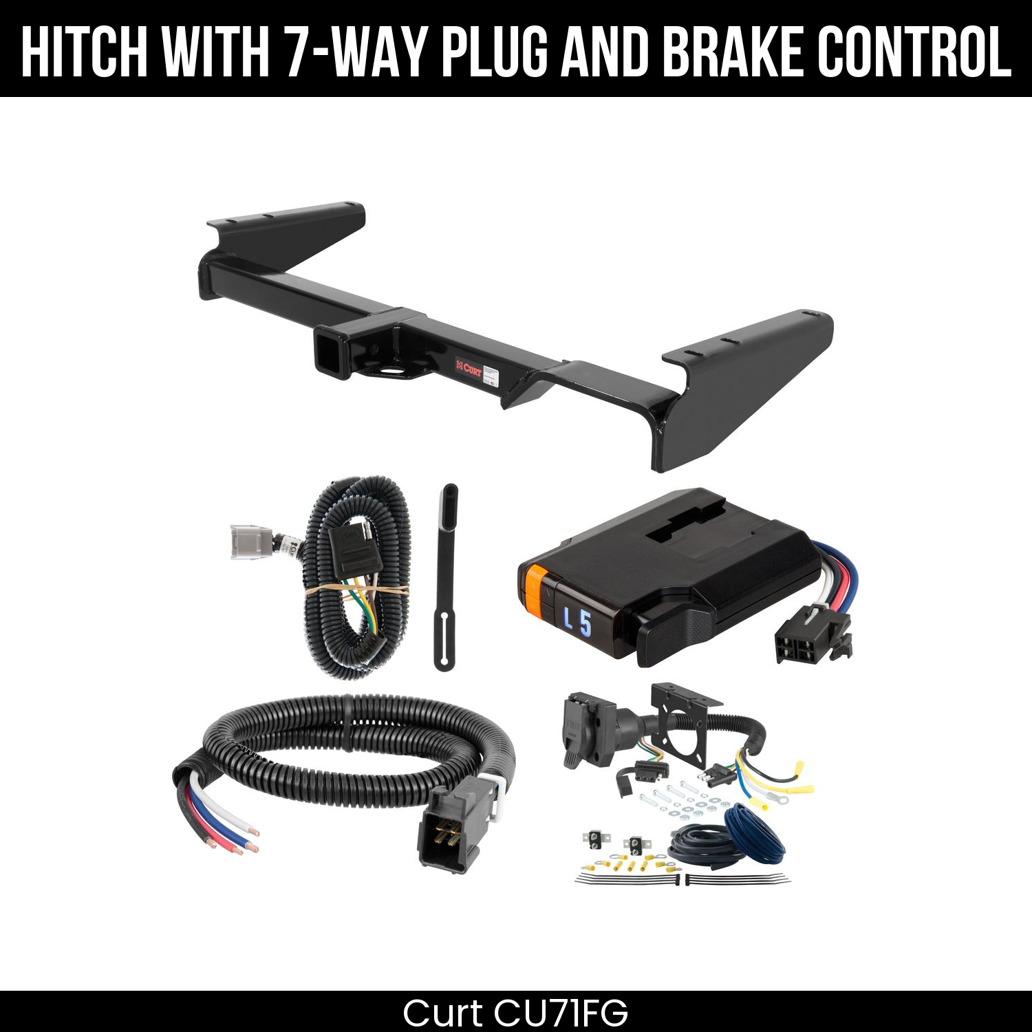 Trailer Hitch , 7-Way , Discovery Next Brake Control