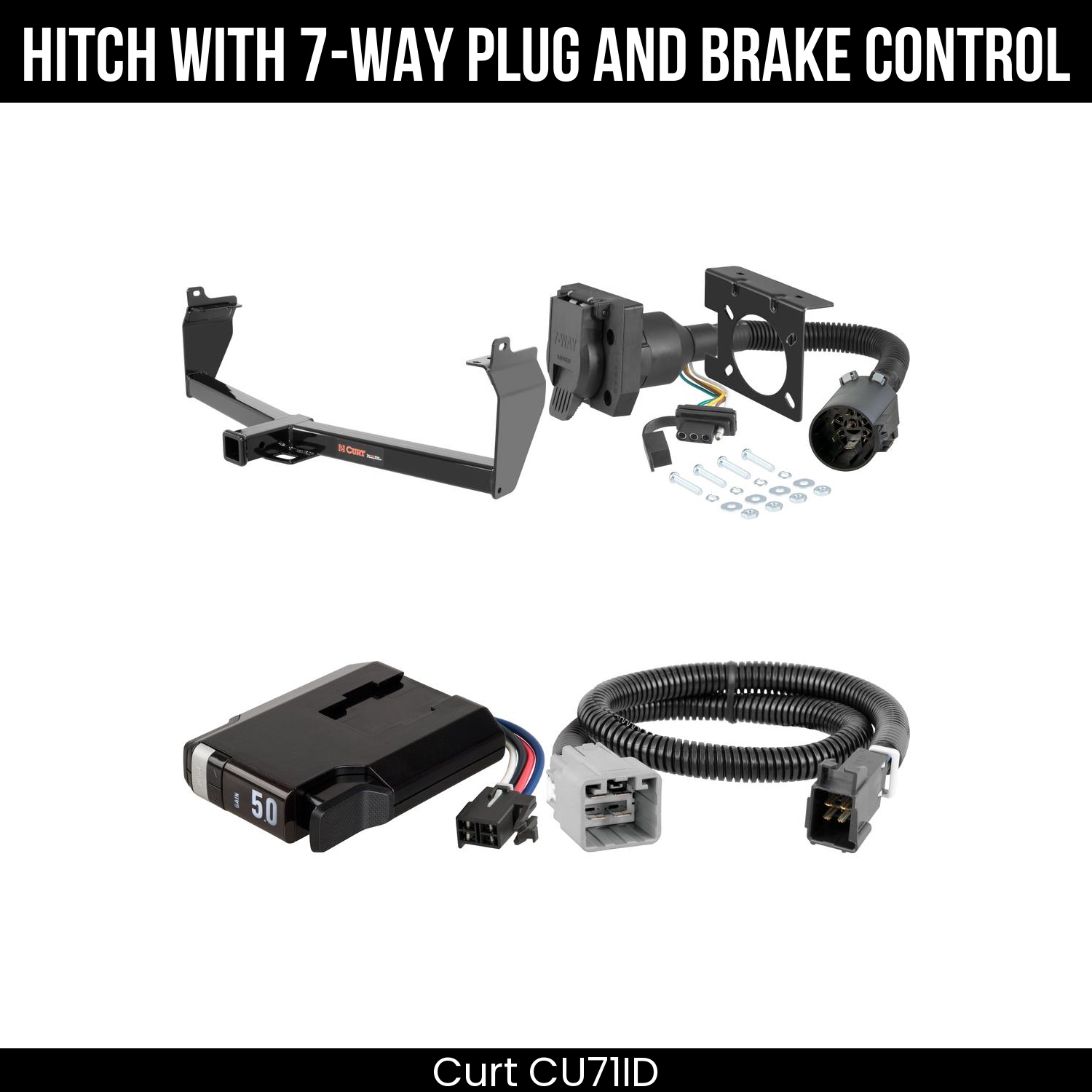Trailer Hitch , 7-Way , TriFlex NEXT Brake Control