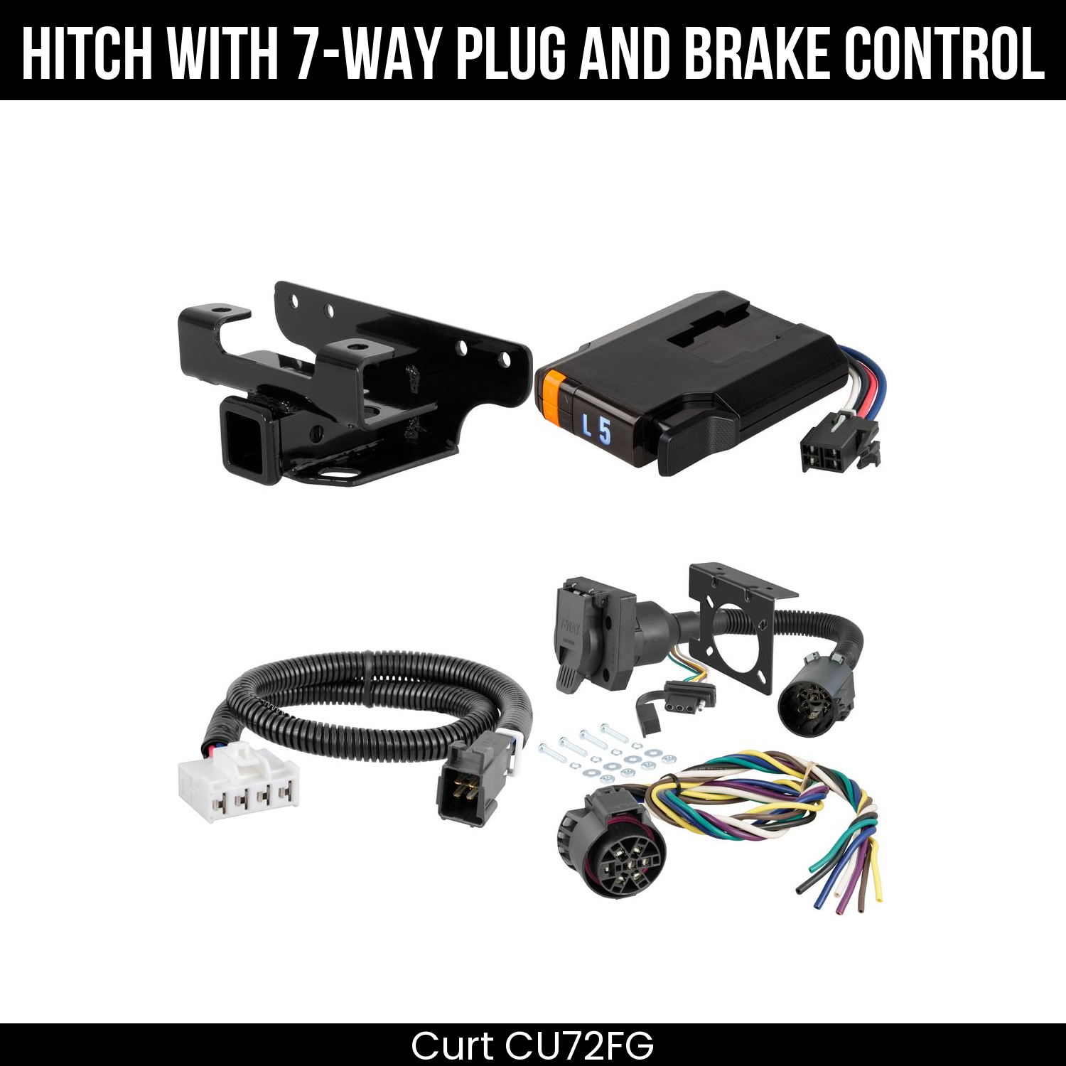 Trailer Hitch , 7-Way , Discovery Next Brake Control