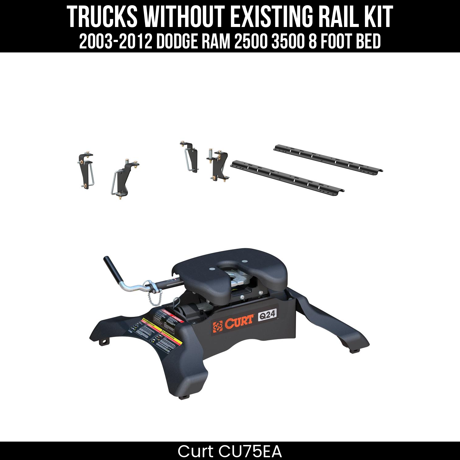 Custom 5th Wheel Brackets,Universal 5th Wheel Base Rails,Q24 5th Wheel Hitch Head