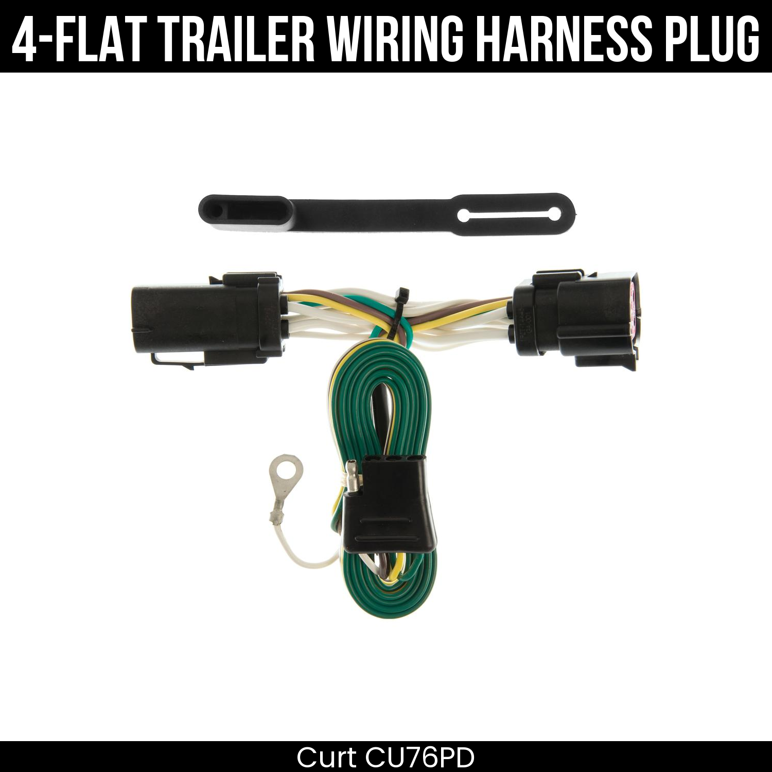 Trailer Wiring 4-Flat Plug Only