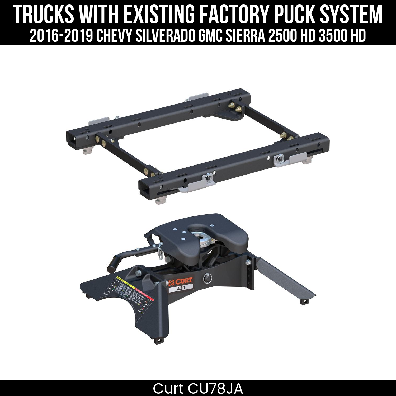 Puck 5th Wheel Rails,Replacement 5th Wheel Legs,A25 5th Wheel Hitch Head