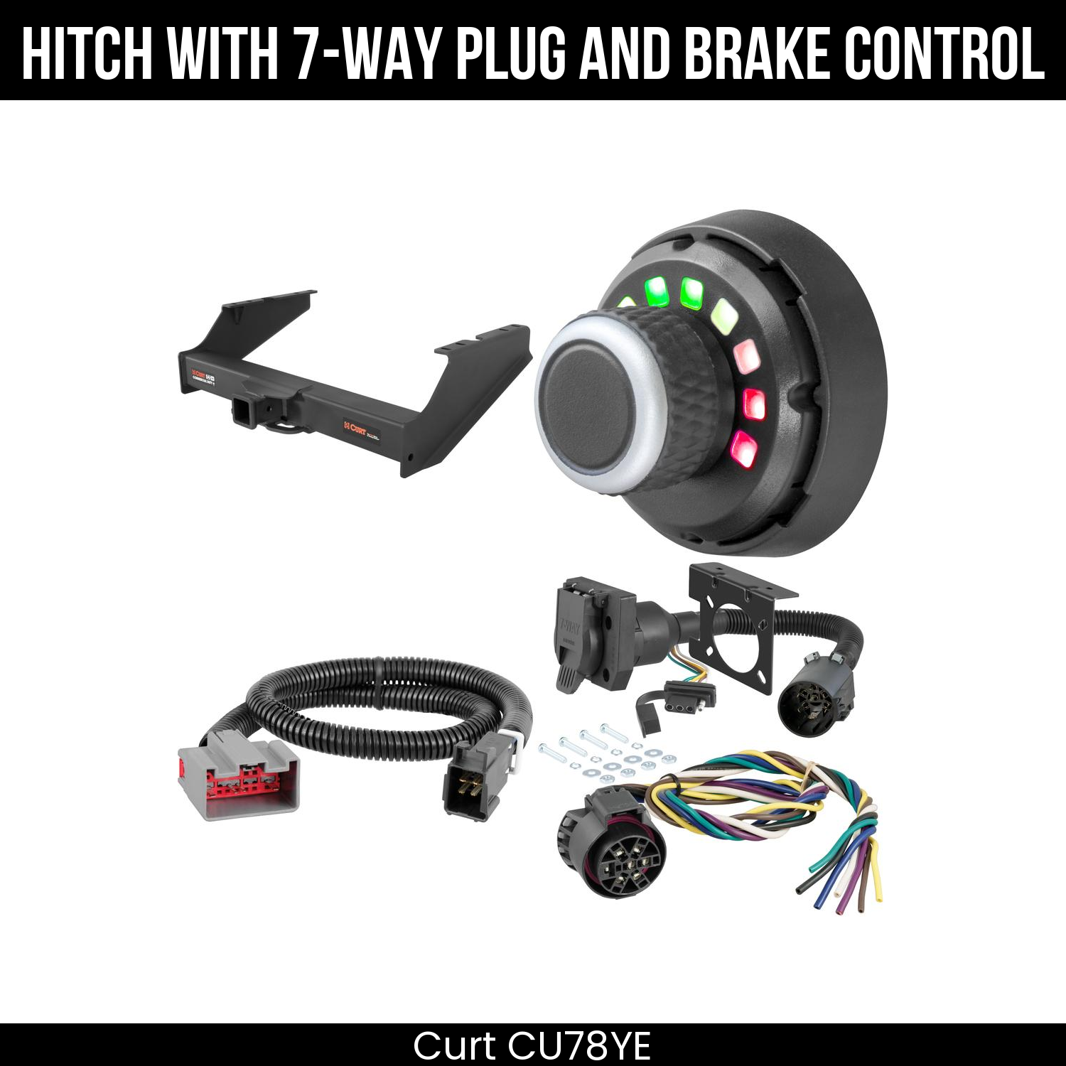 Trailer Hitch , 7-Way , Spectrum Brake Control