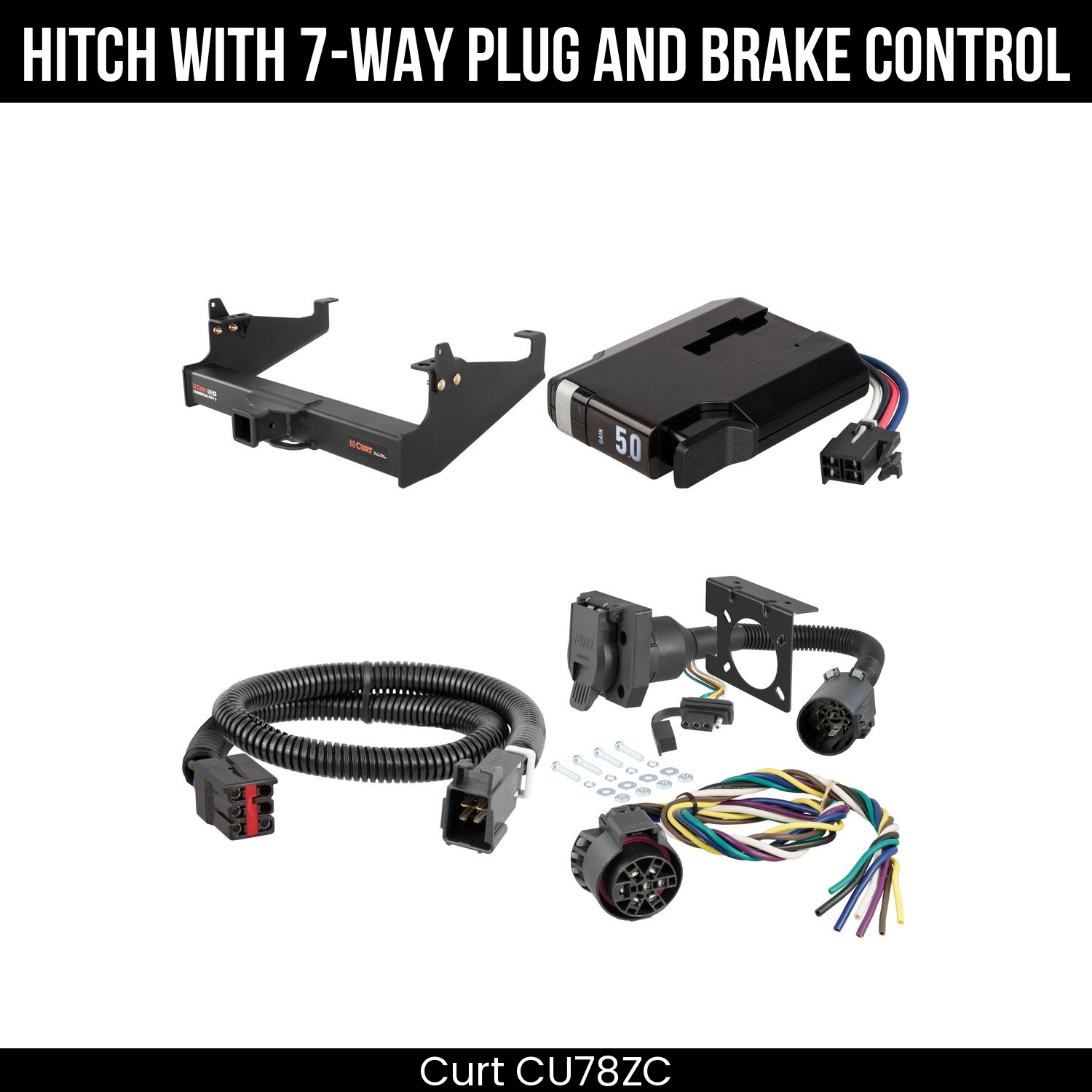Trailer Hitch , 7-Way , TriFlex NEXT Brake Control