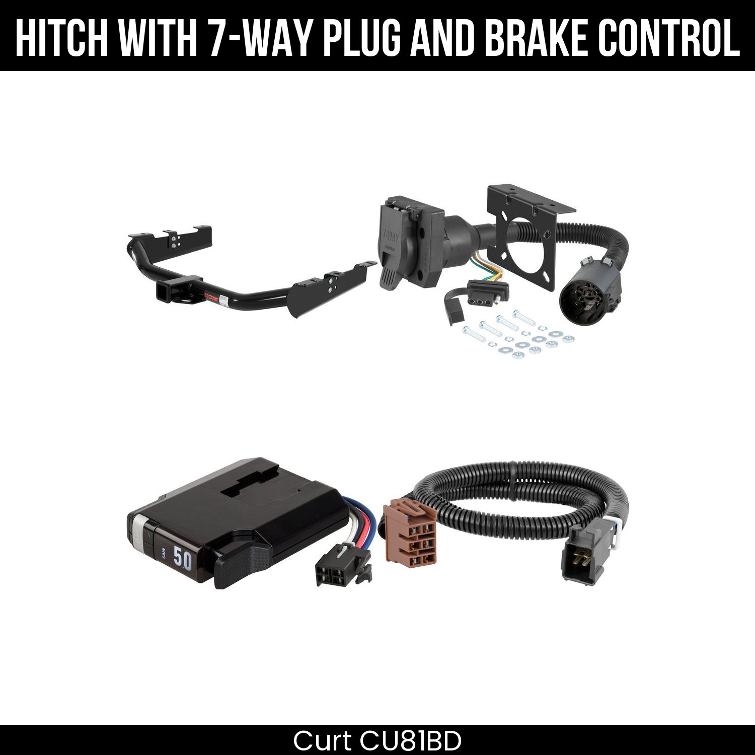 Trailer Hitch , 7-Way , TriFlex NEXT Brake Control