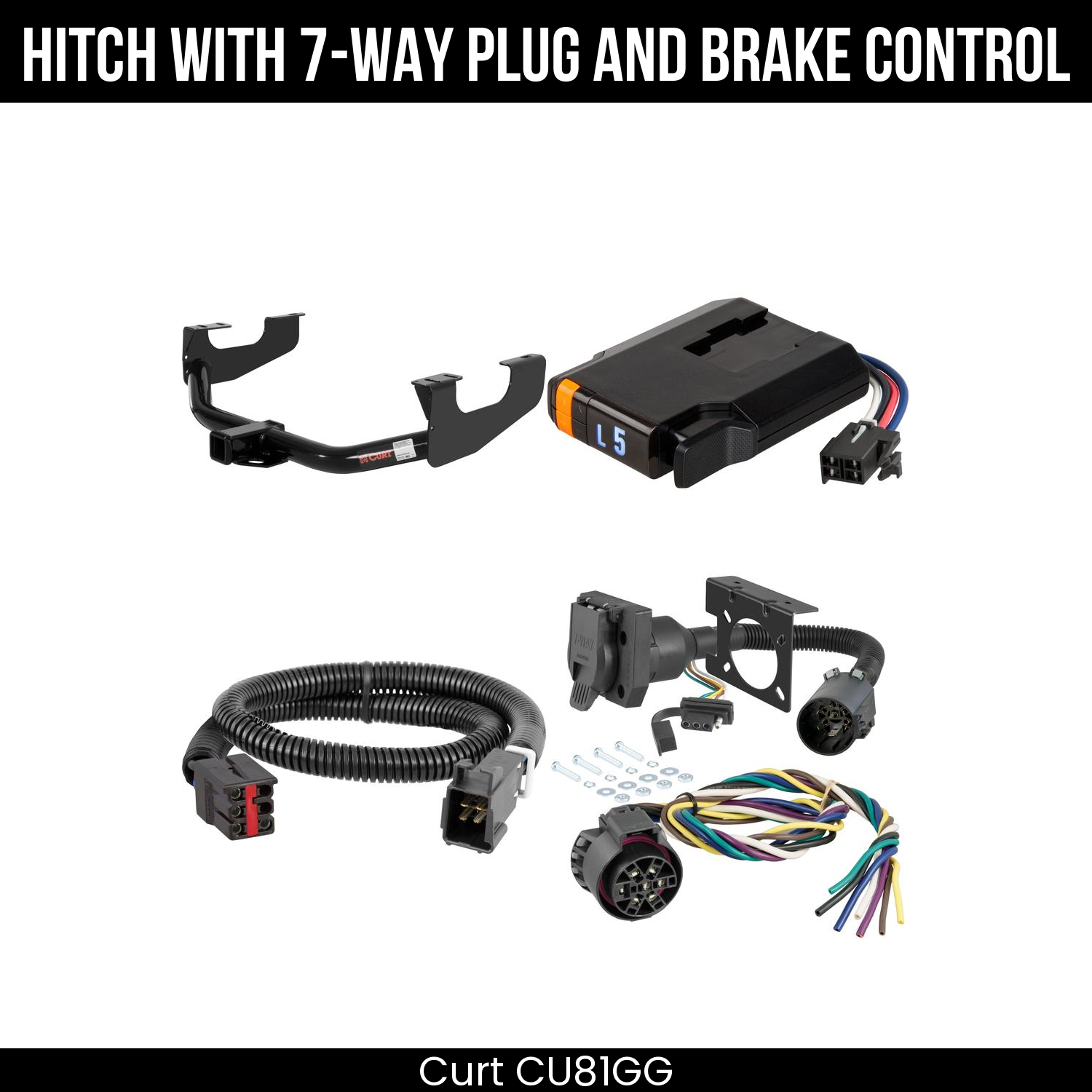 Trailer Hitch , 7-Way , Discovery Next Brake Control