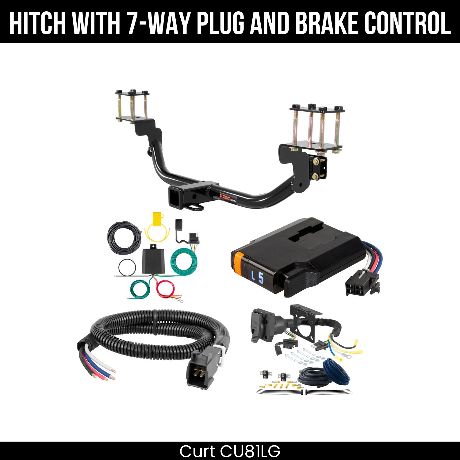 Trailer Hitch , 7-Way , Discovery Next Brake Control