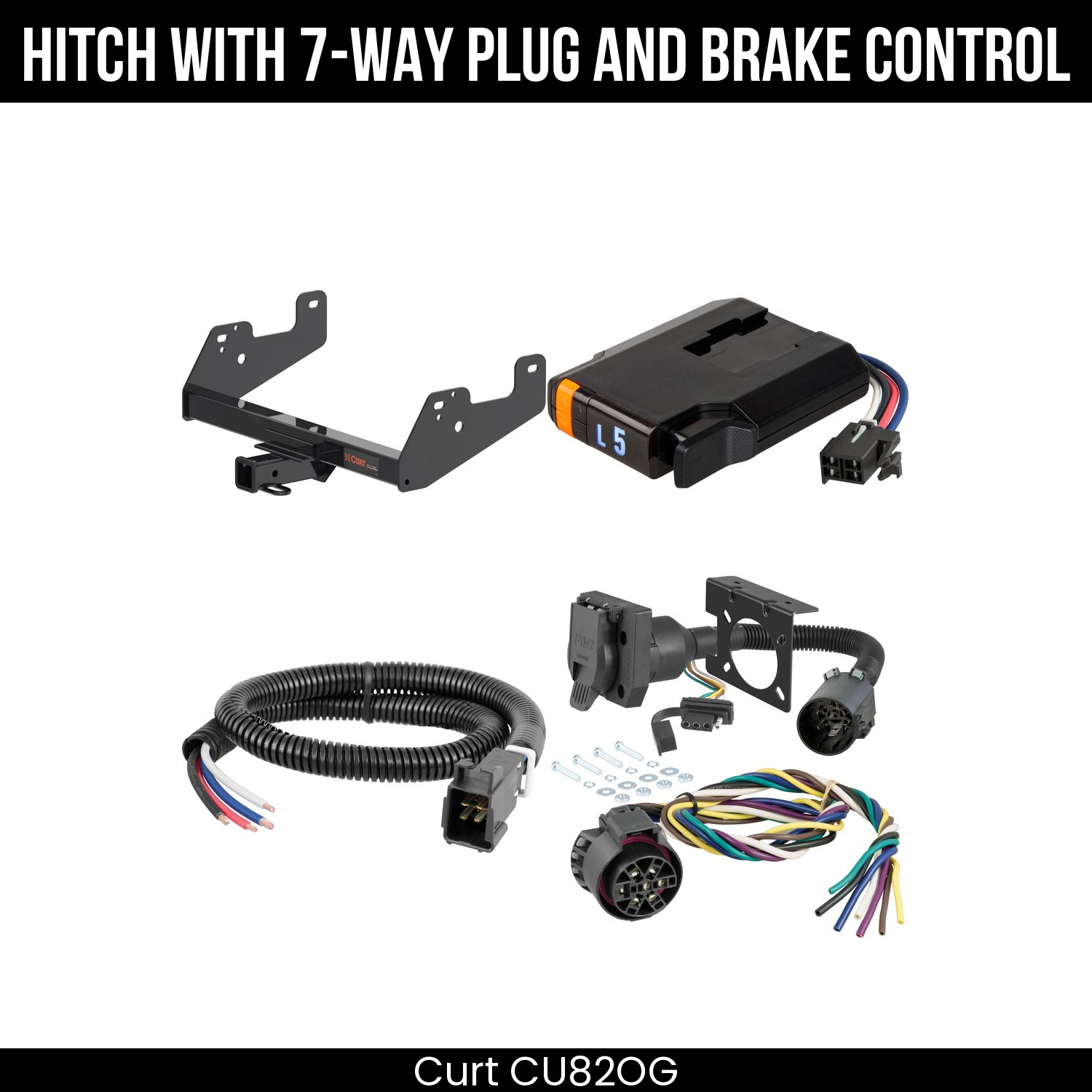 Trailer Hitch , 7-Way , Discovery Next Brake Control