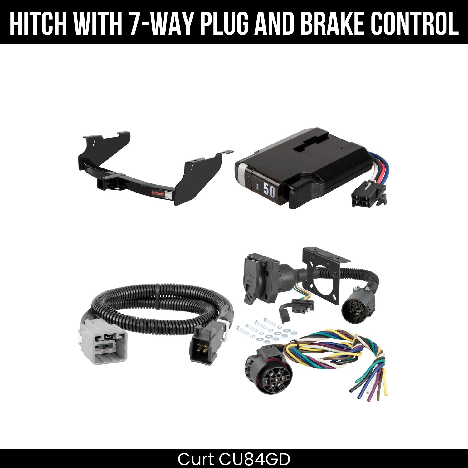 Trailer Hitch , 7-Way , TriFlex NEXT Brake Control
