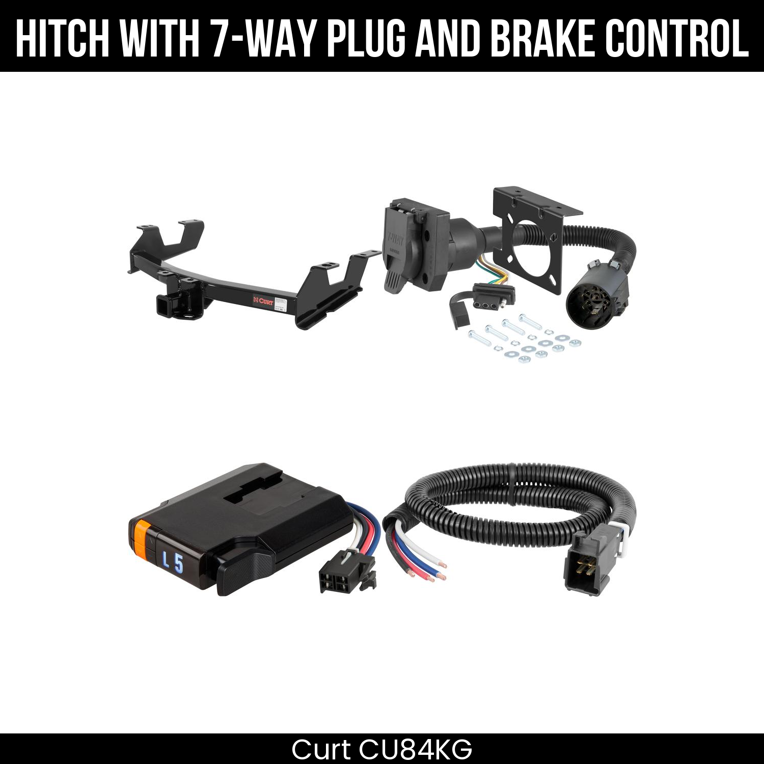 Trailer Hitch , 7-Way , Discovery Next Brake Control