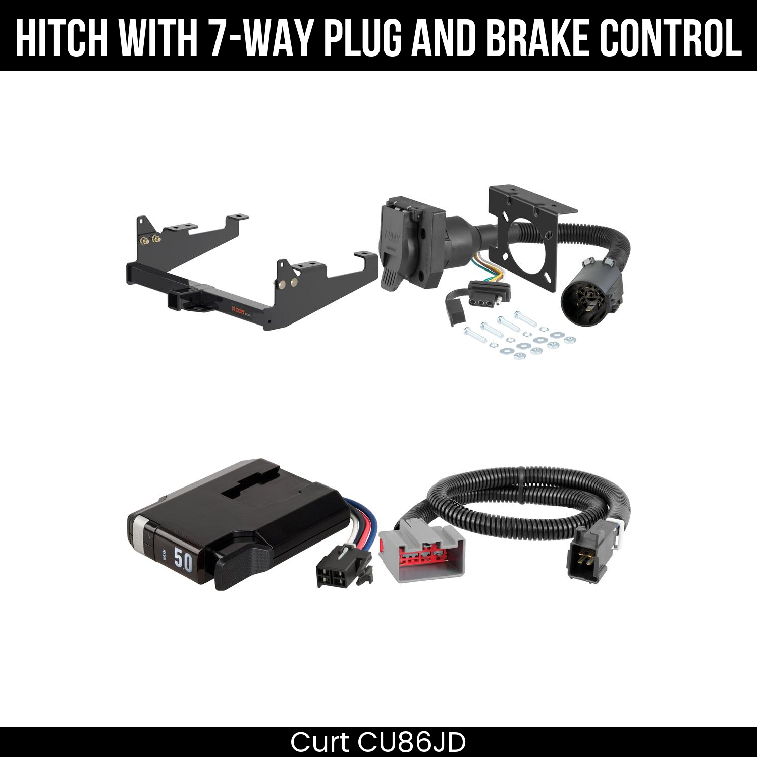Trailer Hitch , 7-Way , TriFlex NEXT Brake Control