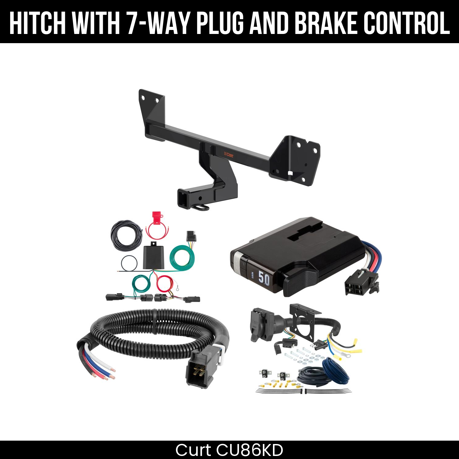 Trailer Hitch , 7-Way , TriFlex NEXT Brake Control