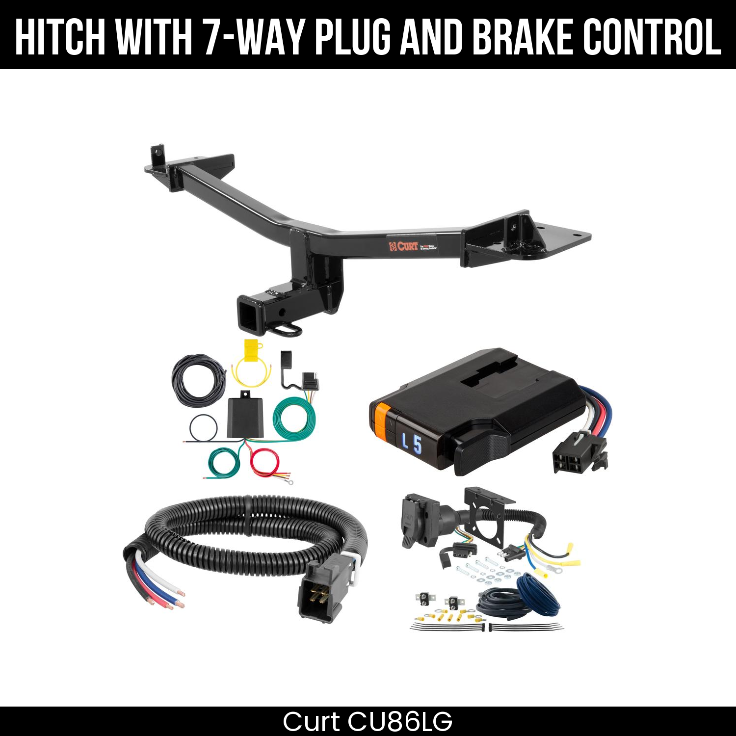Trailer Hitch , 7-Way , Discovery Next Brake Control