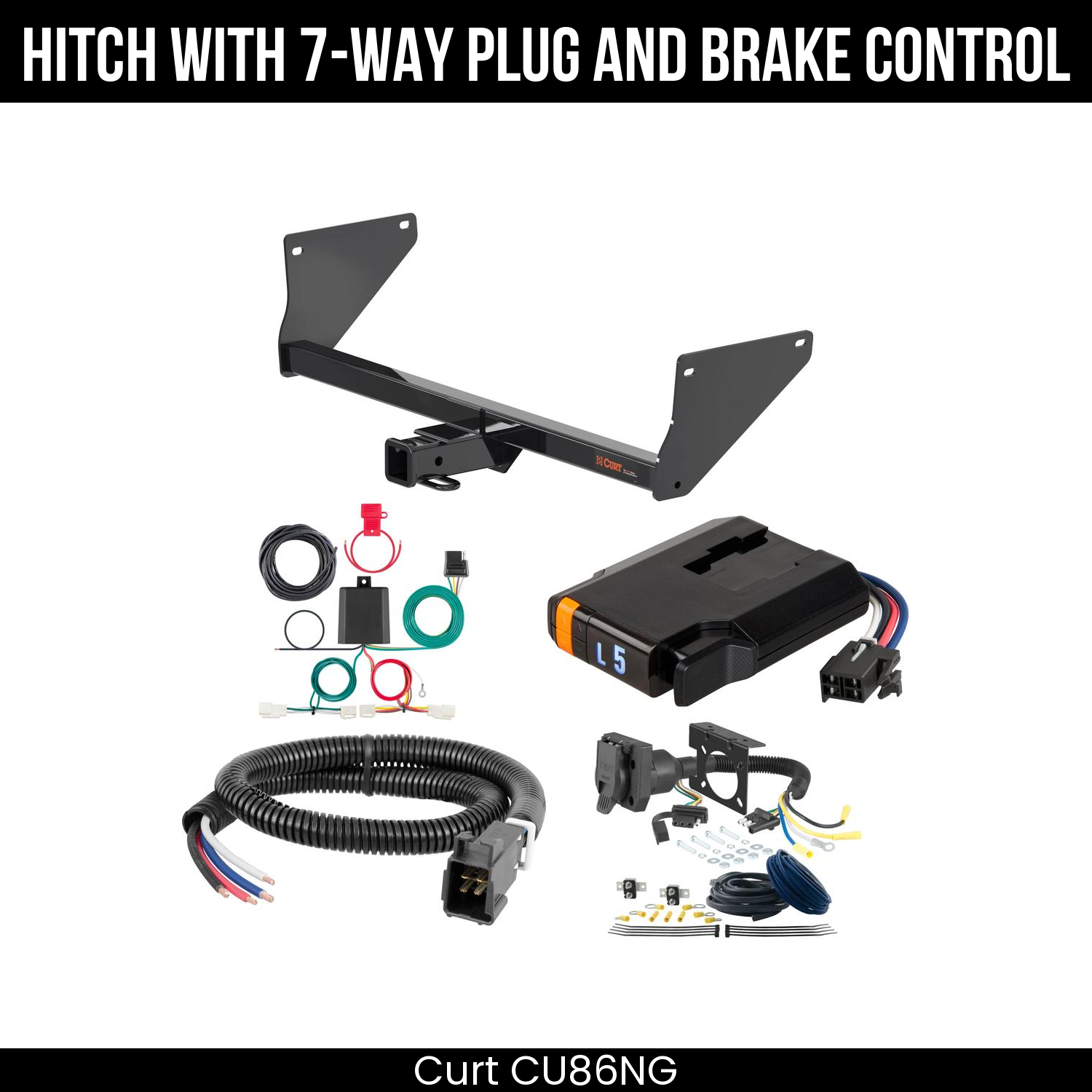 Trailer Hitch , 7-Way , Discovery Next Brake Control
