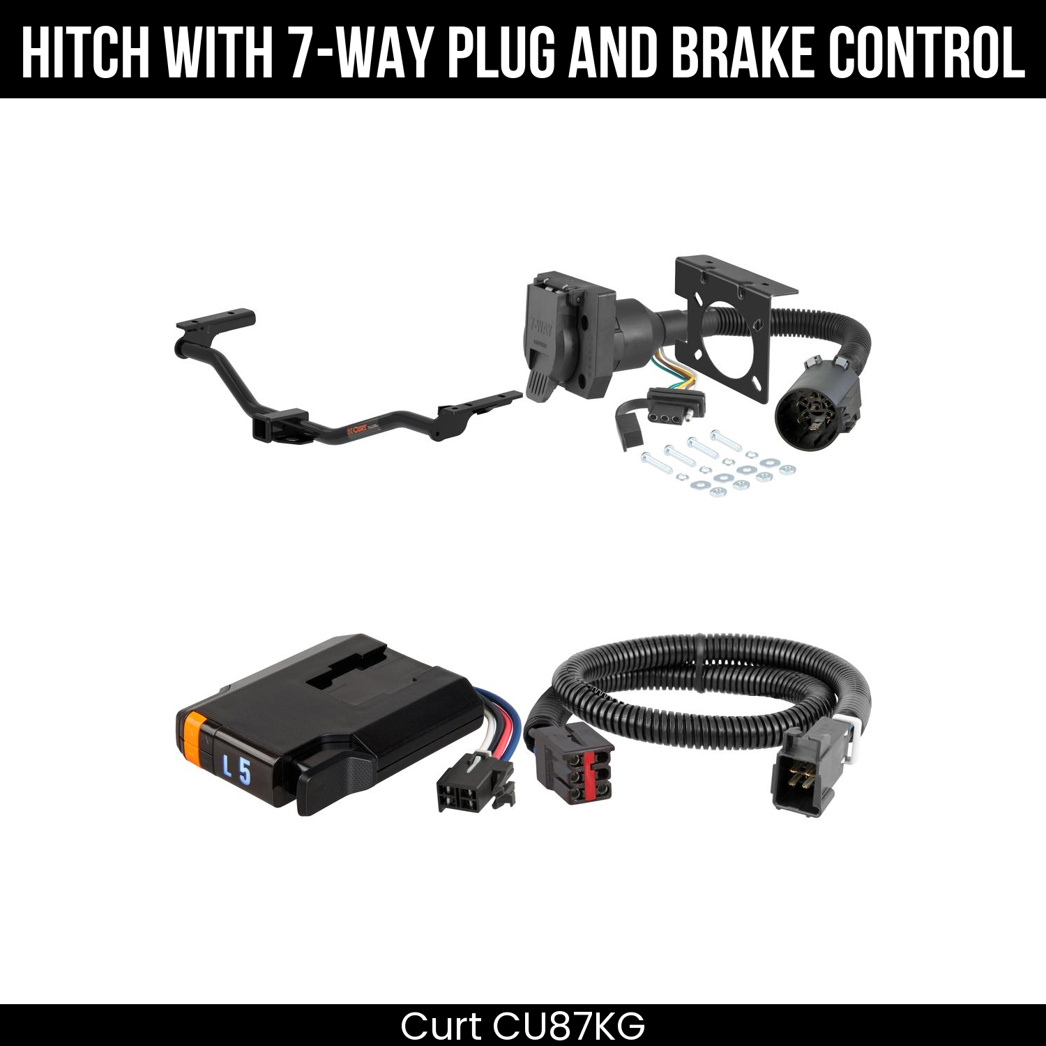 Trailer Hitch , 7-Way , Discovery Next Brake Control