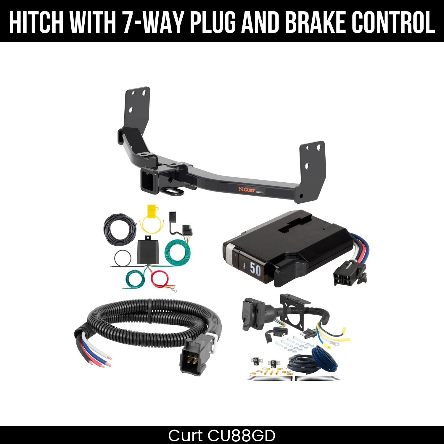 Trailer Hitch , 7-Way , TriFlex NEXT Brake Control