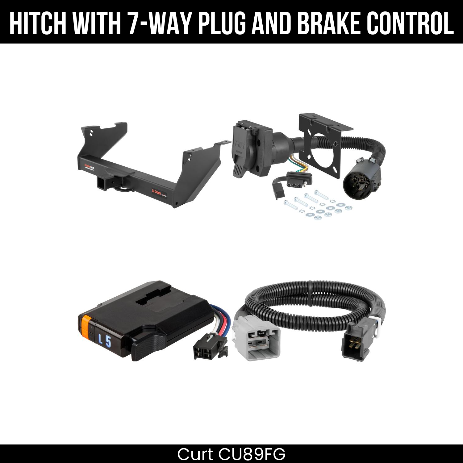 Trailer Hitch , 7-Way , Discovery Next Brake Control