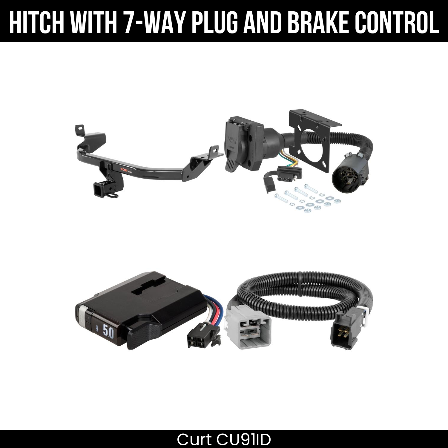 Trailer Hitch , 7-Way , TriFlex NEXT Brake Control