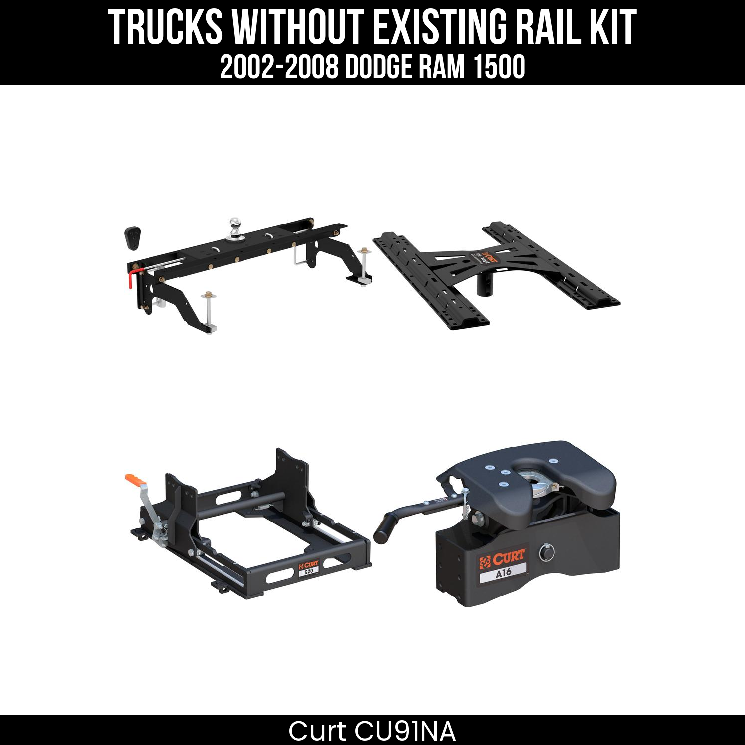 Double Lock Gooseneck Hitch,Under-Bed Gooseneck Install Brackets,X5 Gooseneck-5th Wheel Adapter,S20 5th Wheel Slider 20K,A16 5th Wheel Hitch Head